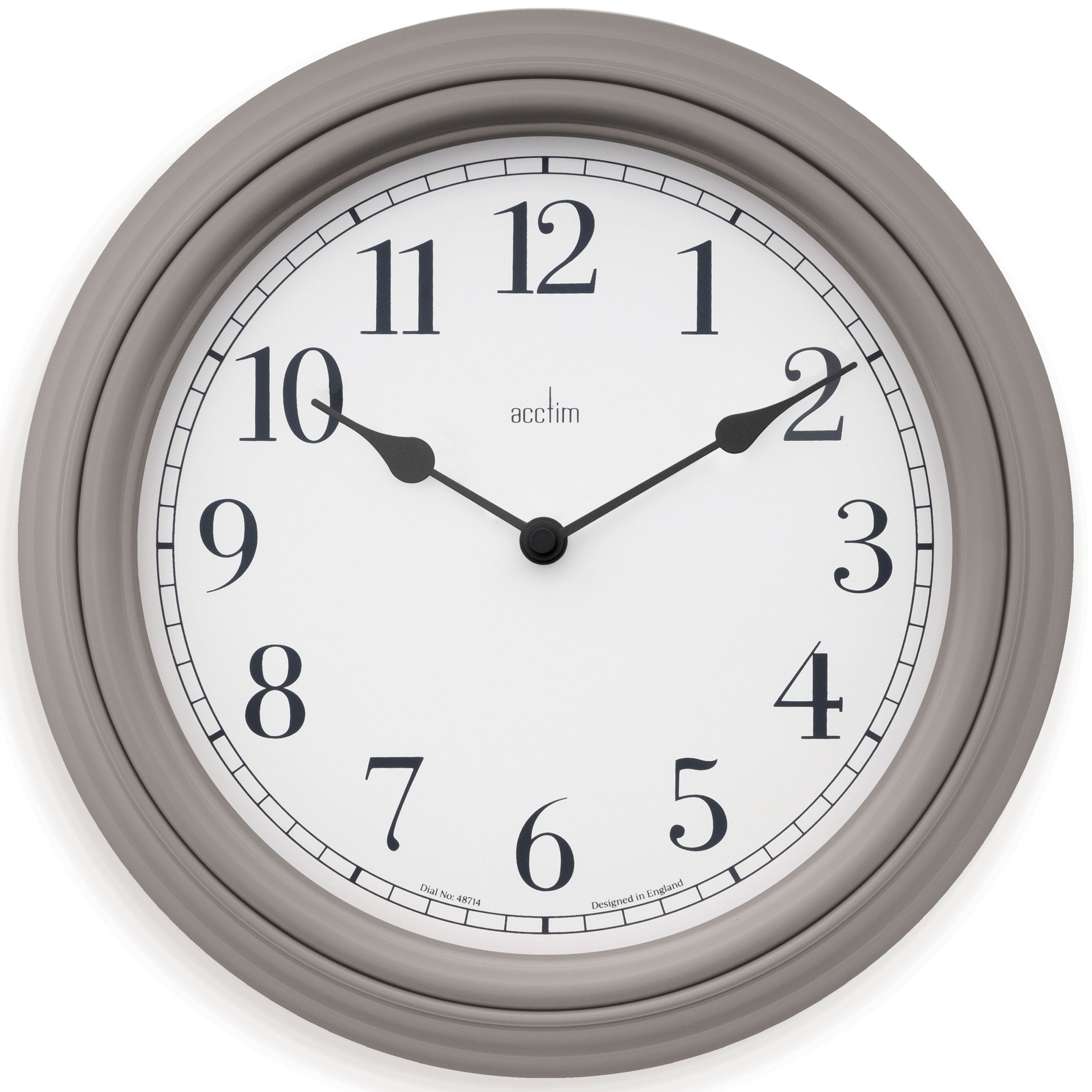 Acctim Grey Devonshire Traditional Wall Clock