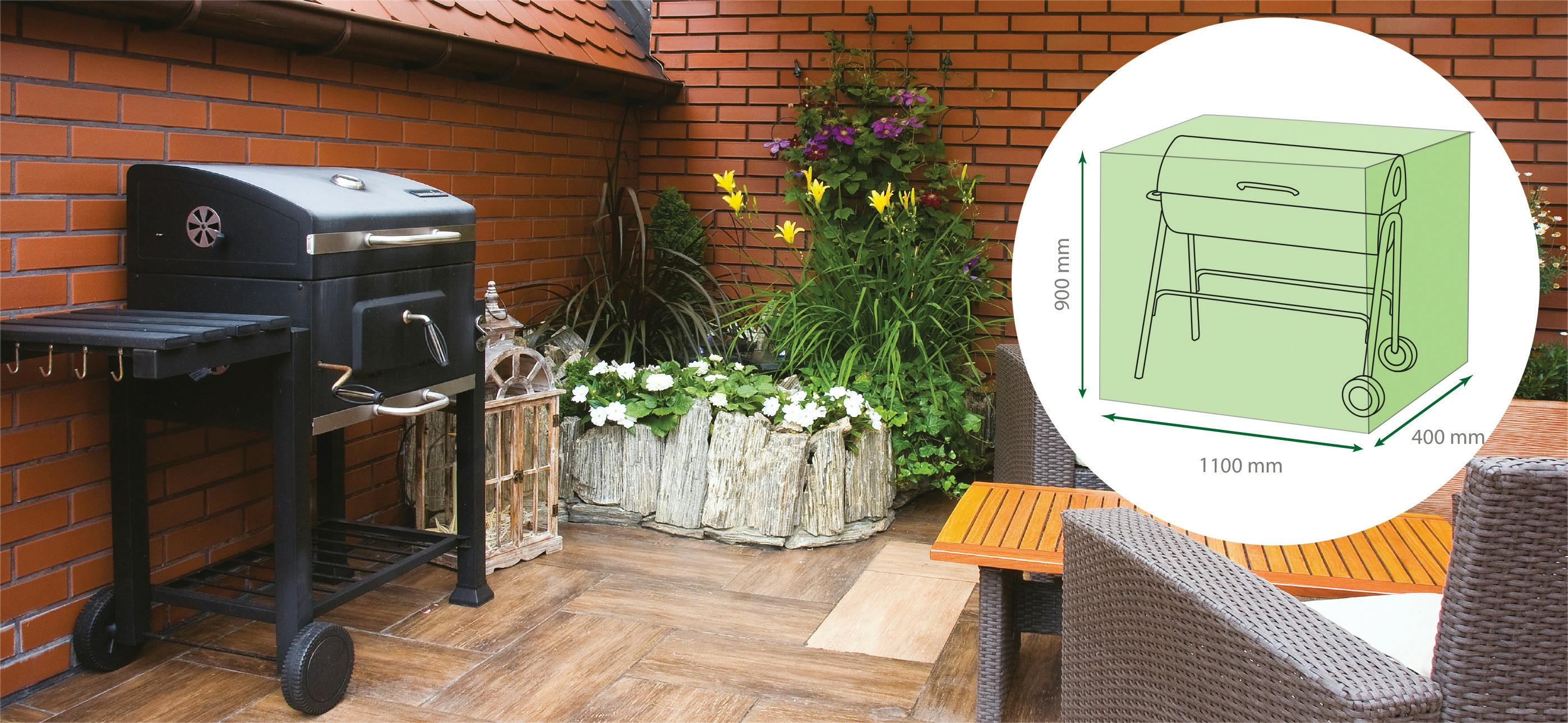 St Helens Green Home And Garden Water Resistant Trolley Bbq Cover