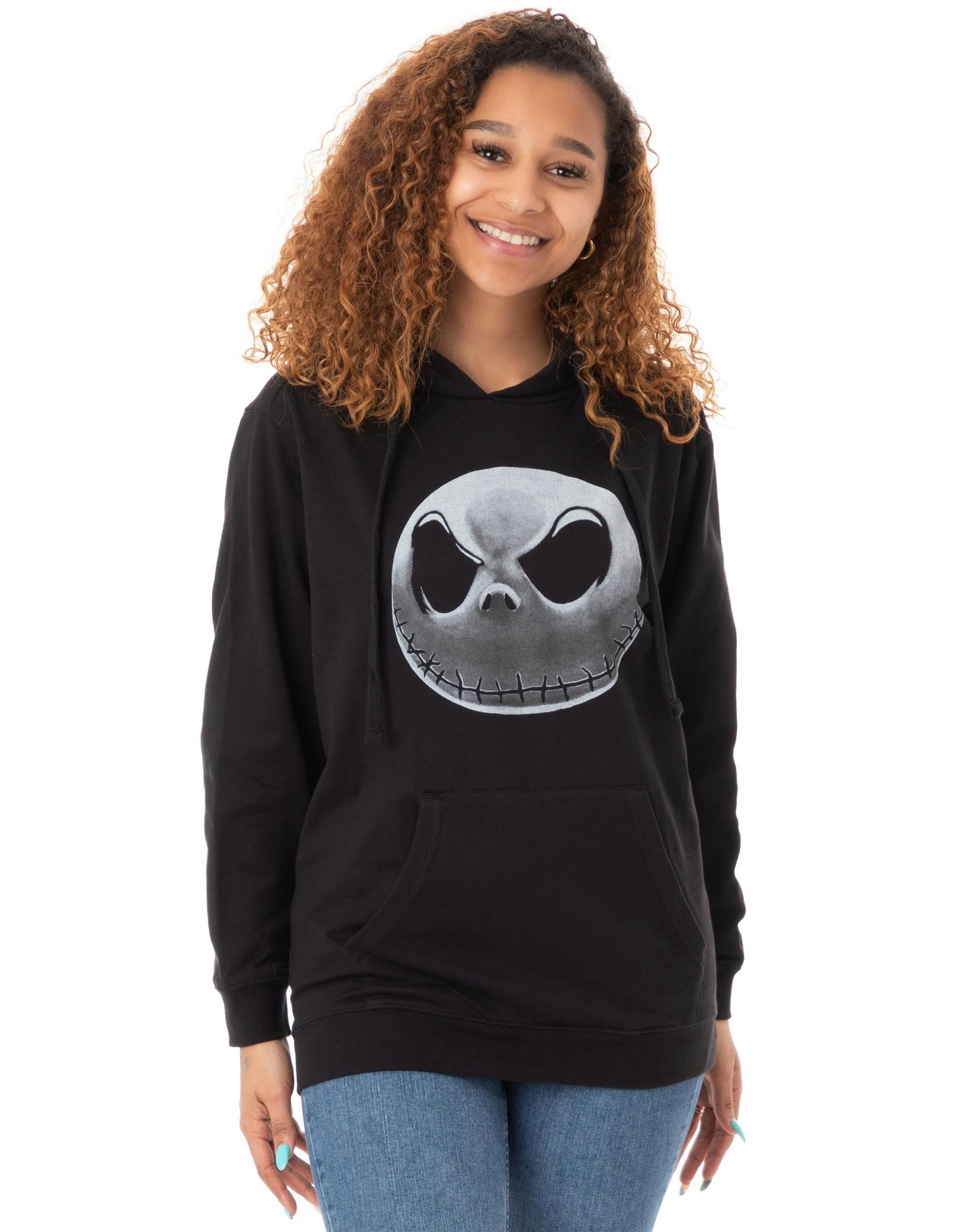 Vanilla Underground Women's Black Disney The Nightmare Before Christmas Jack Skellington Christmas Jumper - Small
