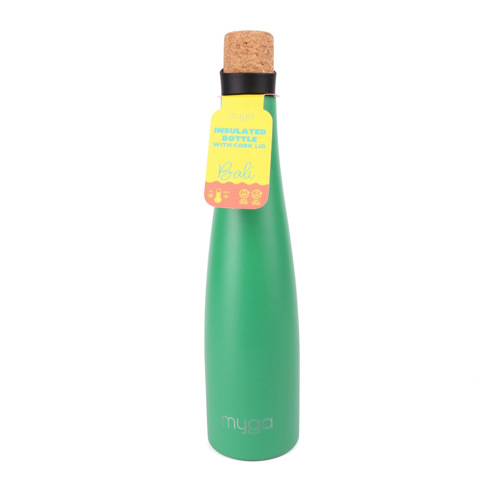 Rackhams Yellow/Green/Pink Bali Insulated Water Bottles – Available In And For Tropical Elegance