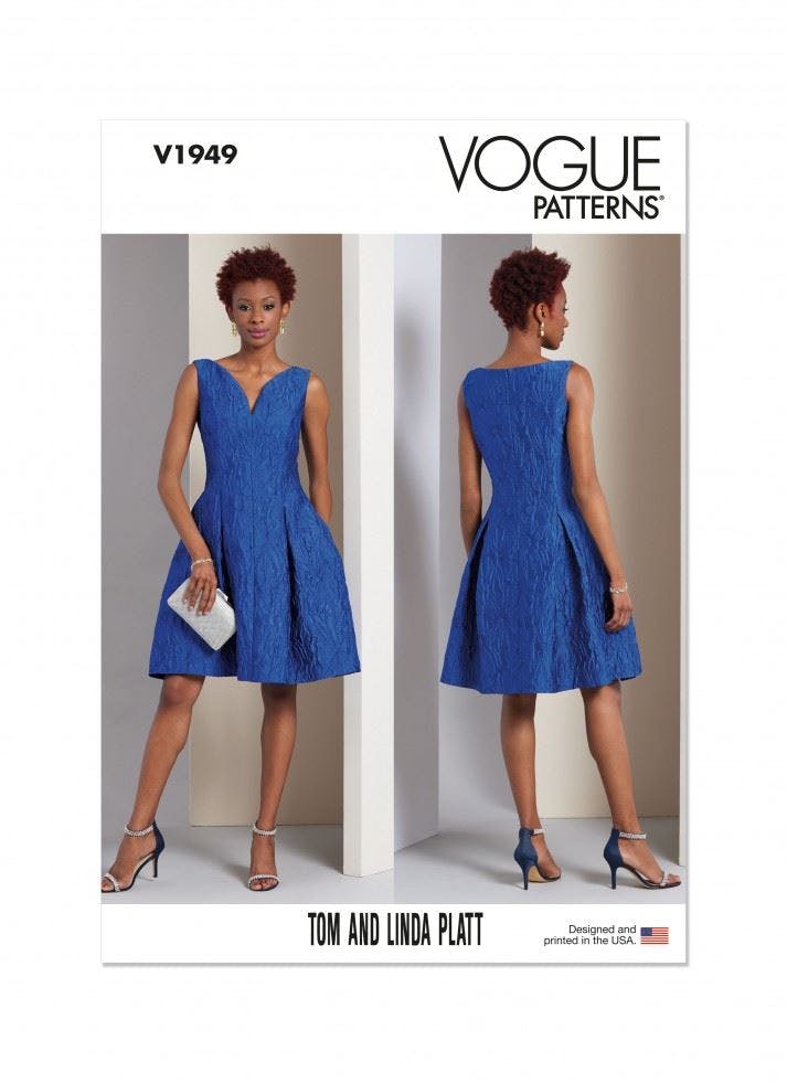 Vogue Women's Sewing Pattern 1949, Dresses For Y5 (18-20-22-24-26) - Advanced - Y5 (18-20-22-24-26)