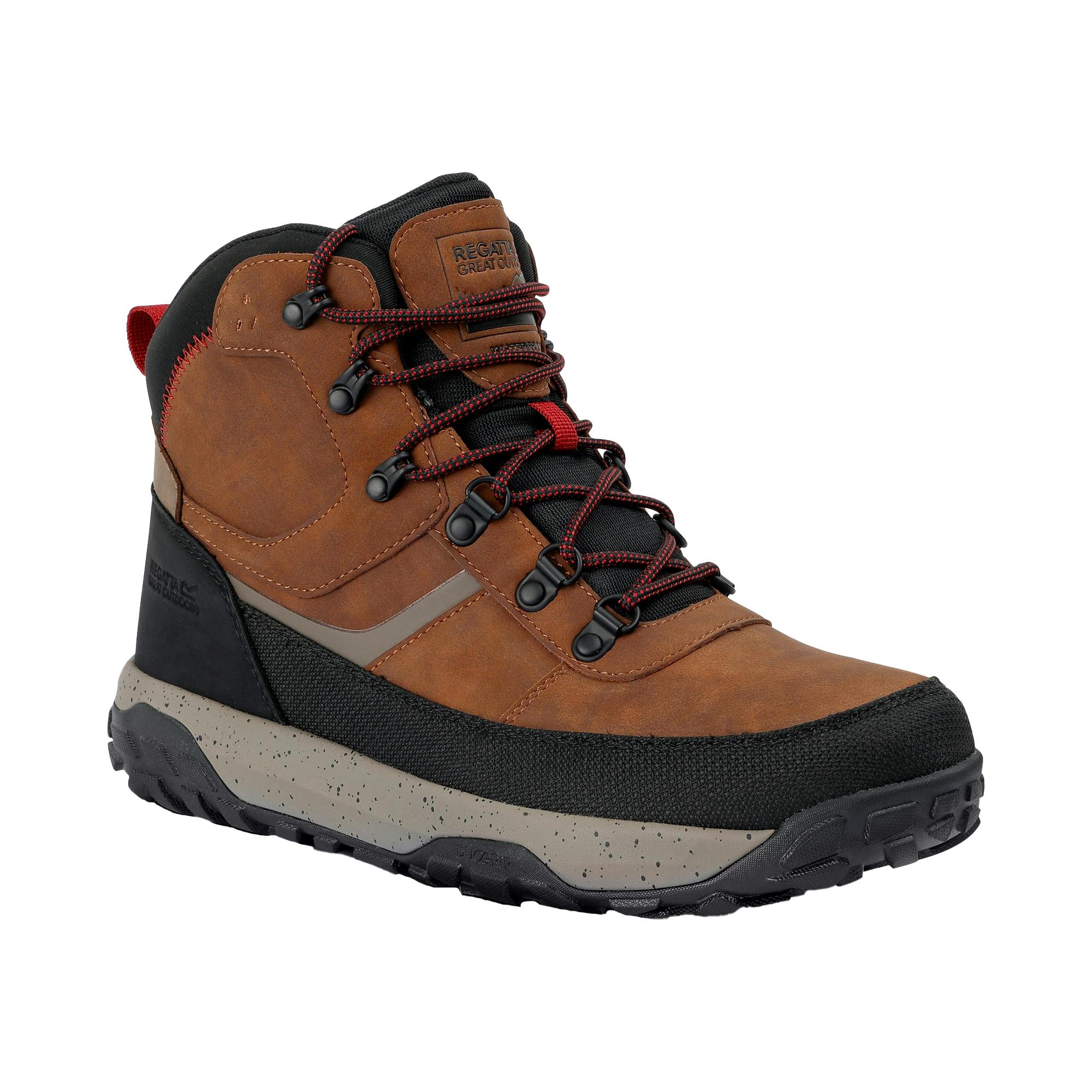 Regatta Men's Brown/Red Renford Walking Shoes - /Rio - 12 Uk - /Rio