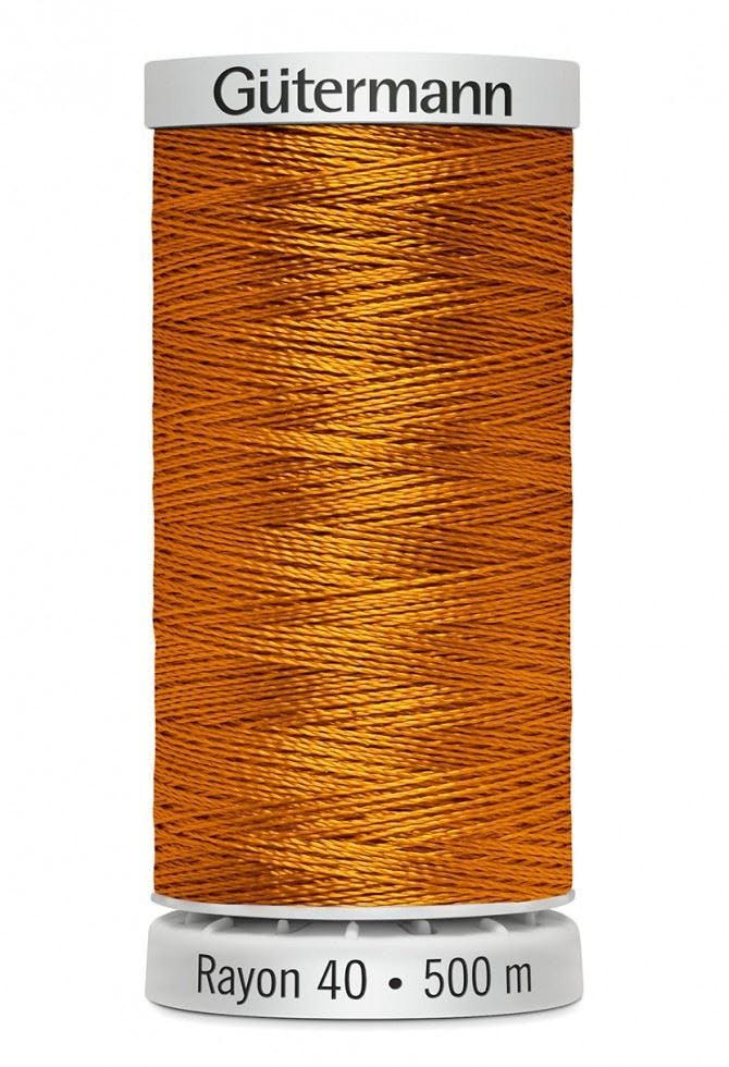 Gutermann No 40 Sulky Rayon Embroidery Thread 500M Rayon Thread Suitable For Embroidery - 1065 - 500 Metres