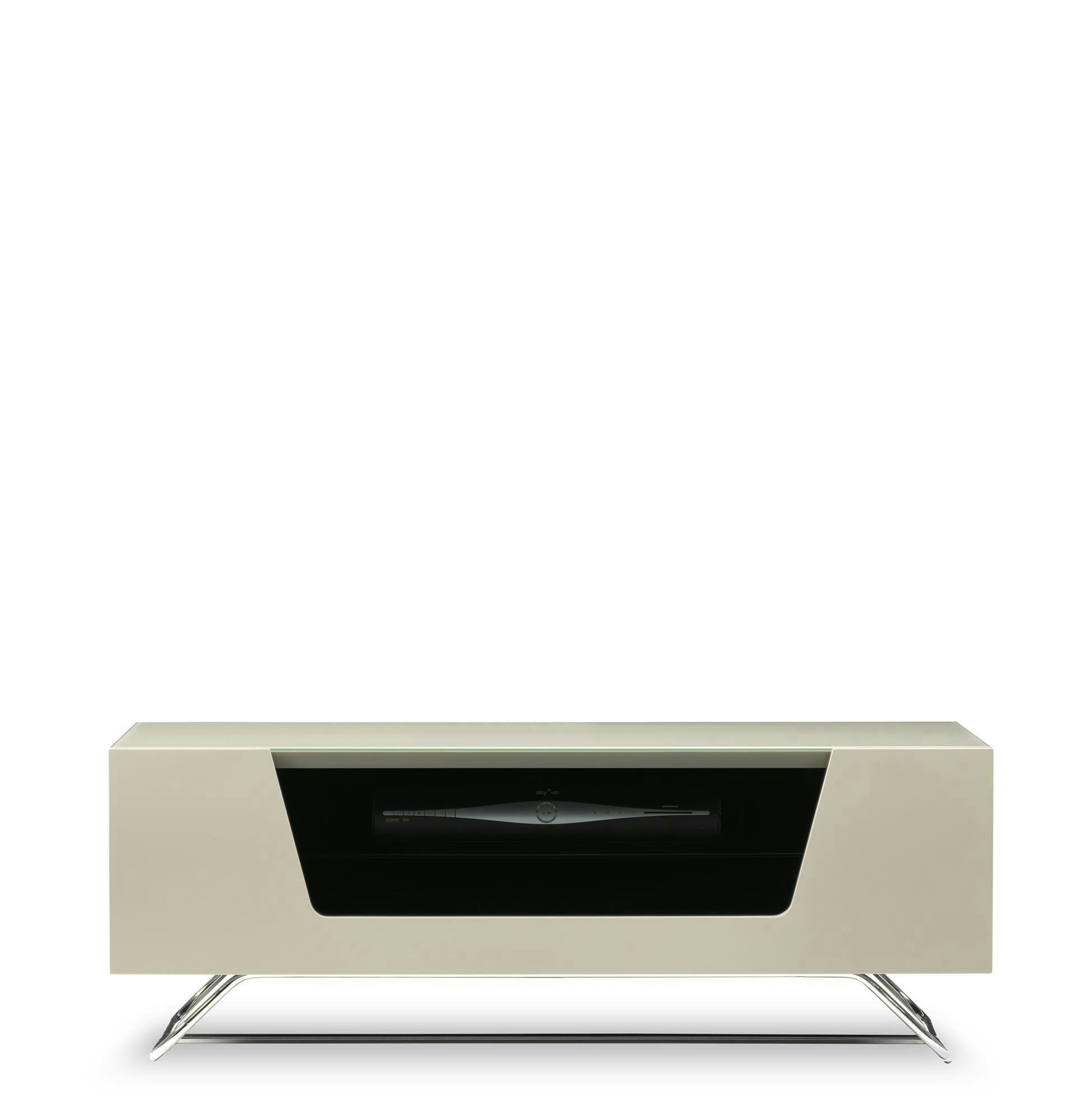 Dorel Home Ivory/Cream Chromium Tv-Stand With 1 Flap 1000