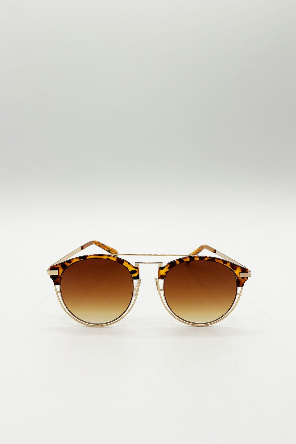 Svnx Brown Tortoise Sunglasses With Lenses - One Size - Tortoise