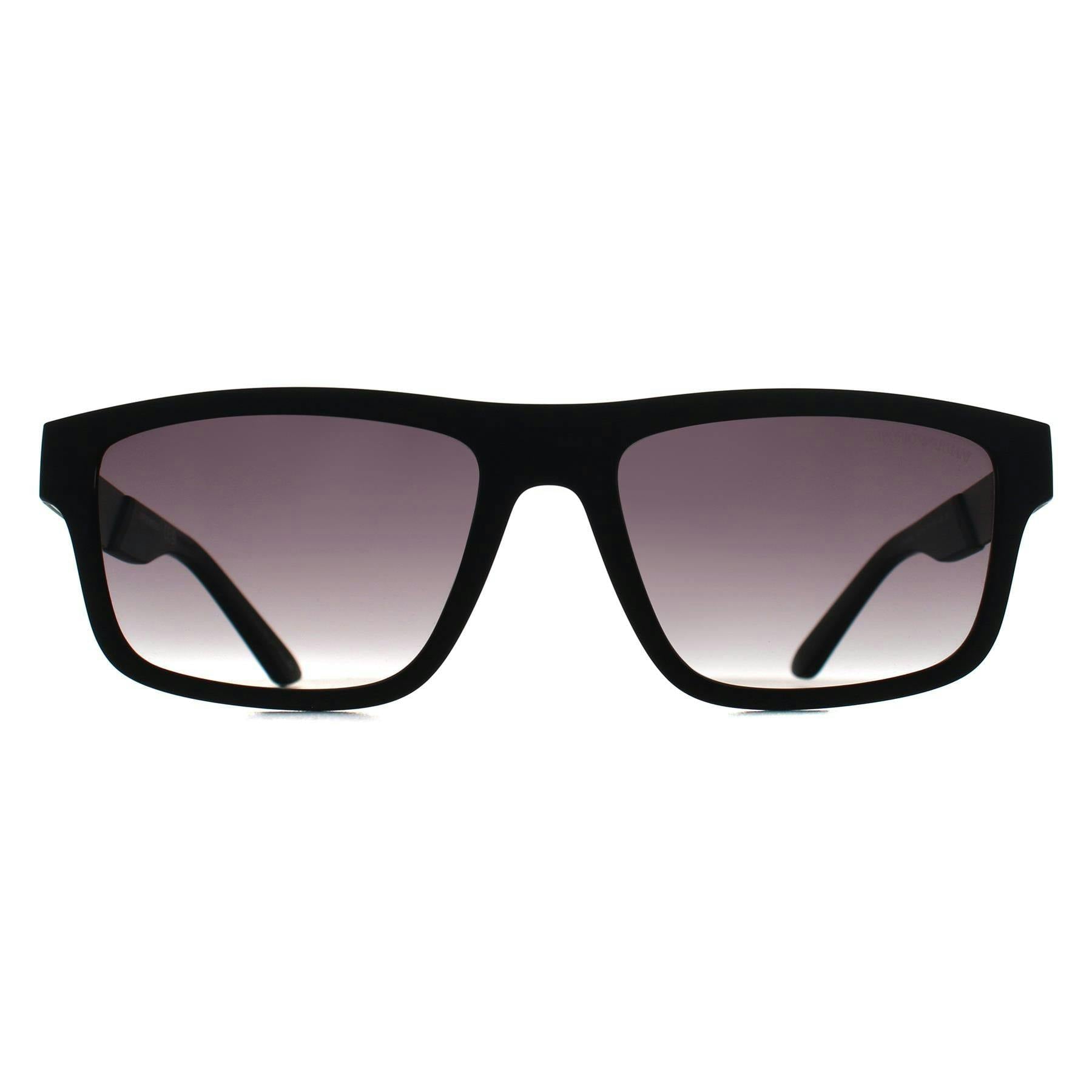 Emporio Armani Sunglasses EA4244U 50018G Matte Black Grey Gradient - Image 3