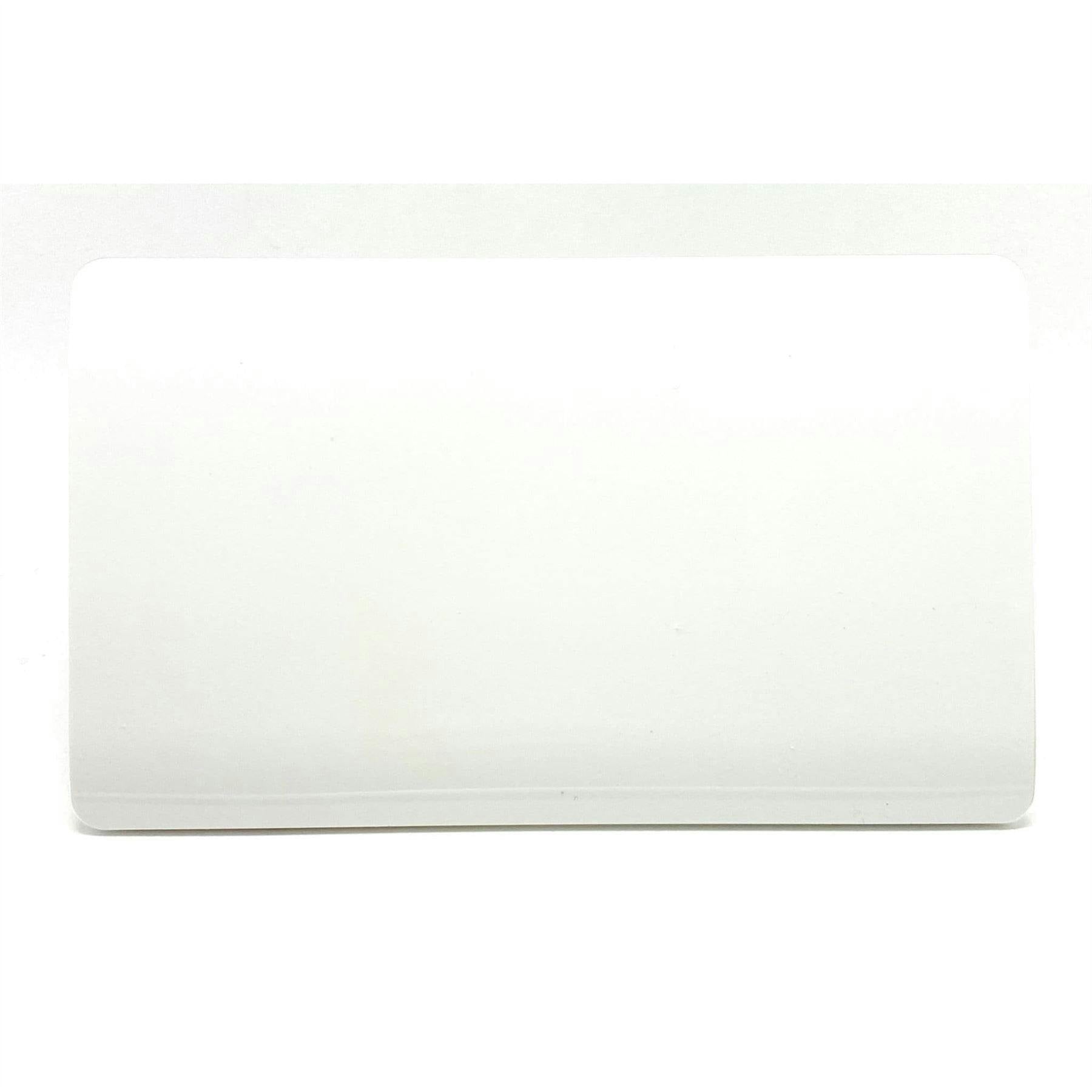 Trendi Switch Trendi 2 Gang Artistic Modern Glossy Tactile Double Blanking Plate White - Image 6