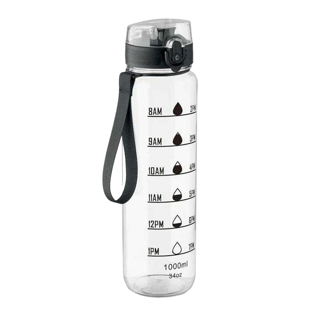 Midocean Isforden Rpet Sports 1L Water Bottle - Transparent/Transparent - One Size - Transparent/Transparent