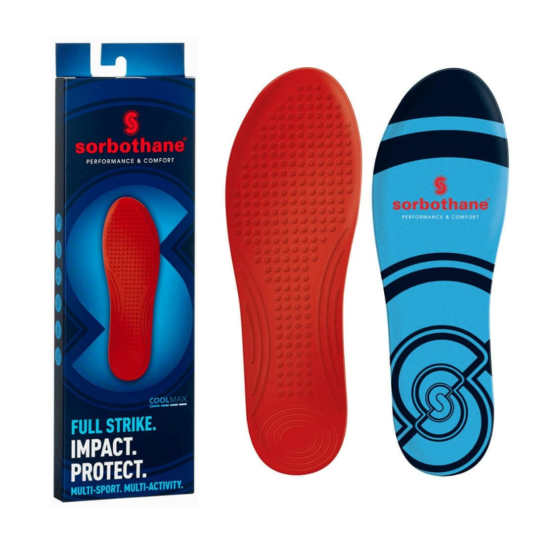 Rackhams Full Strike Insoles - 10 Uk