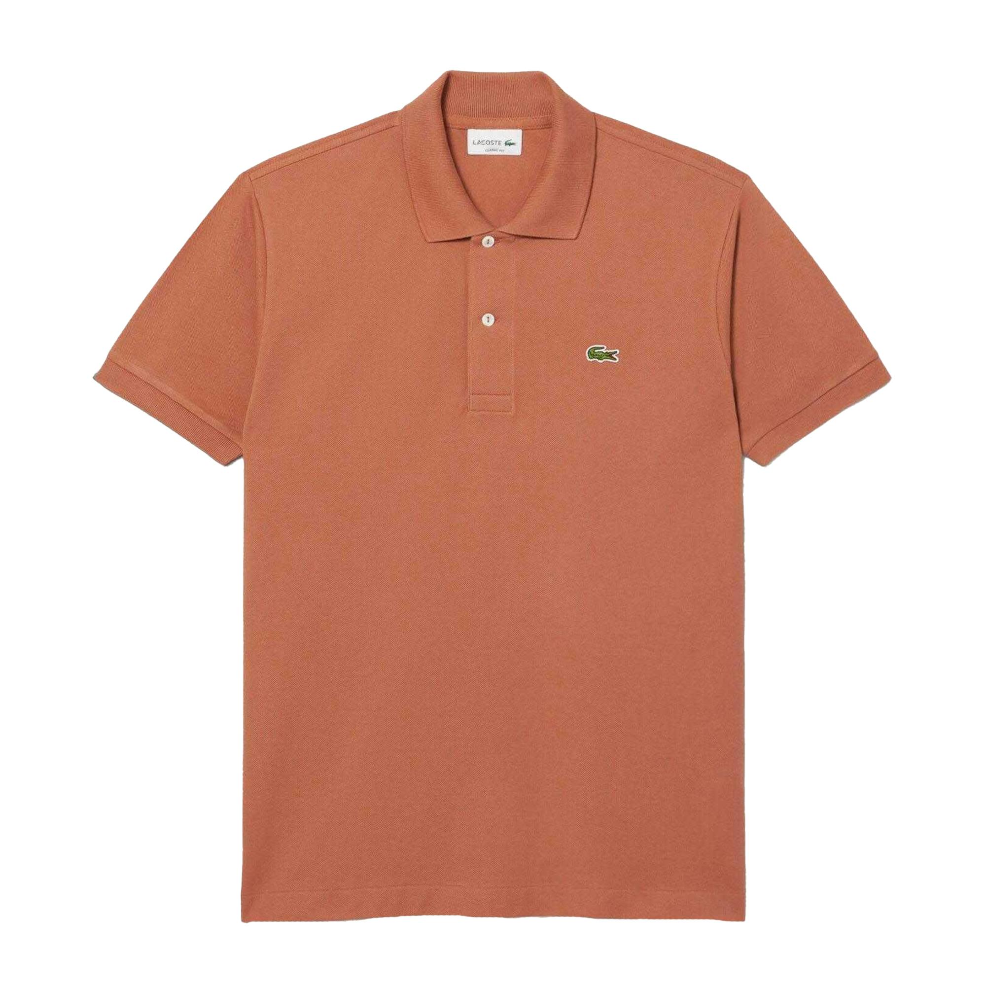 Lacoste Men's Light/Brown L.12.12 Original Pique Classic Polo Shirt - Xs - 100% Cotton