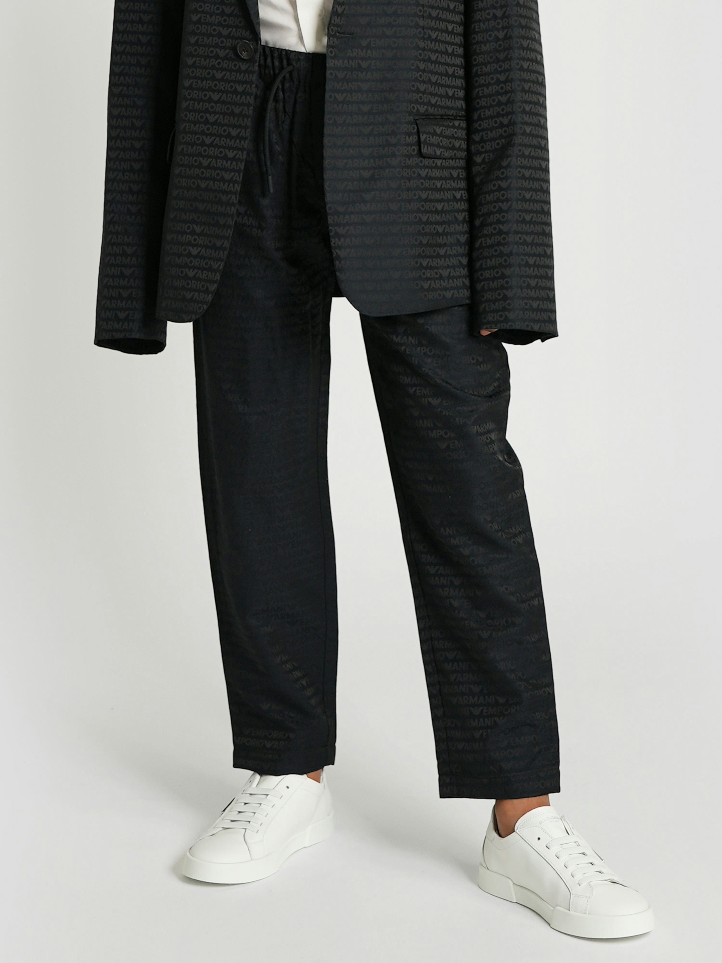 Emporio Armani Boys Branded Trousers In Navy - Navy - 6 Yrs