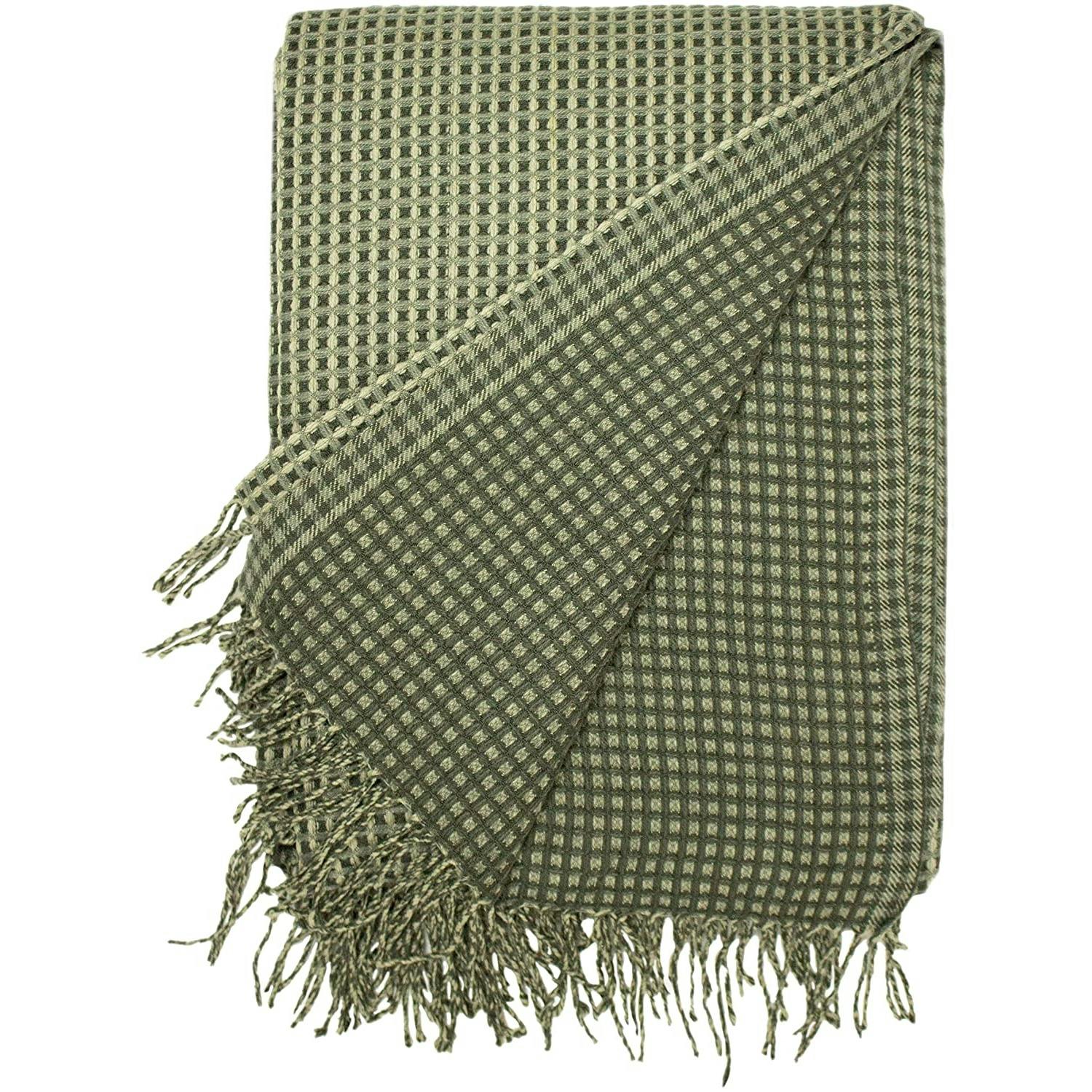 Furn Grey Rowan Throw - Charcoal - One Size - Charcoal - 100% Acrylic