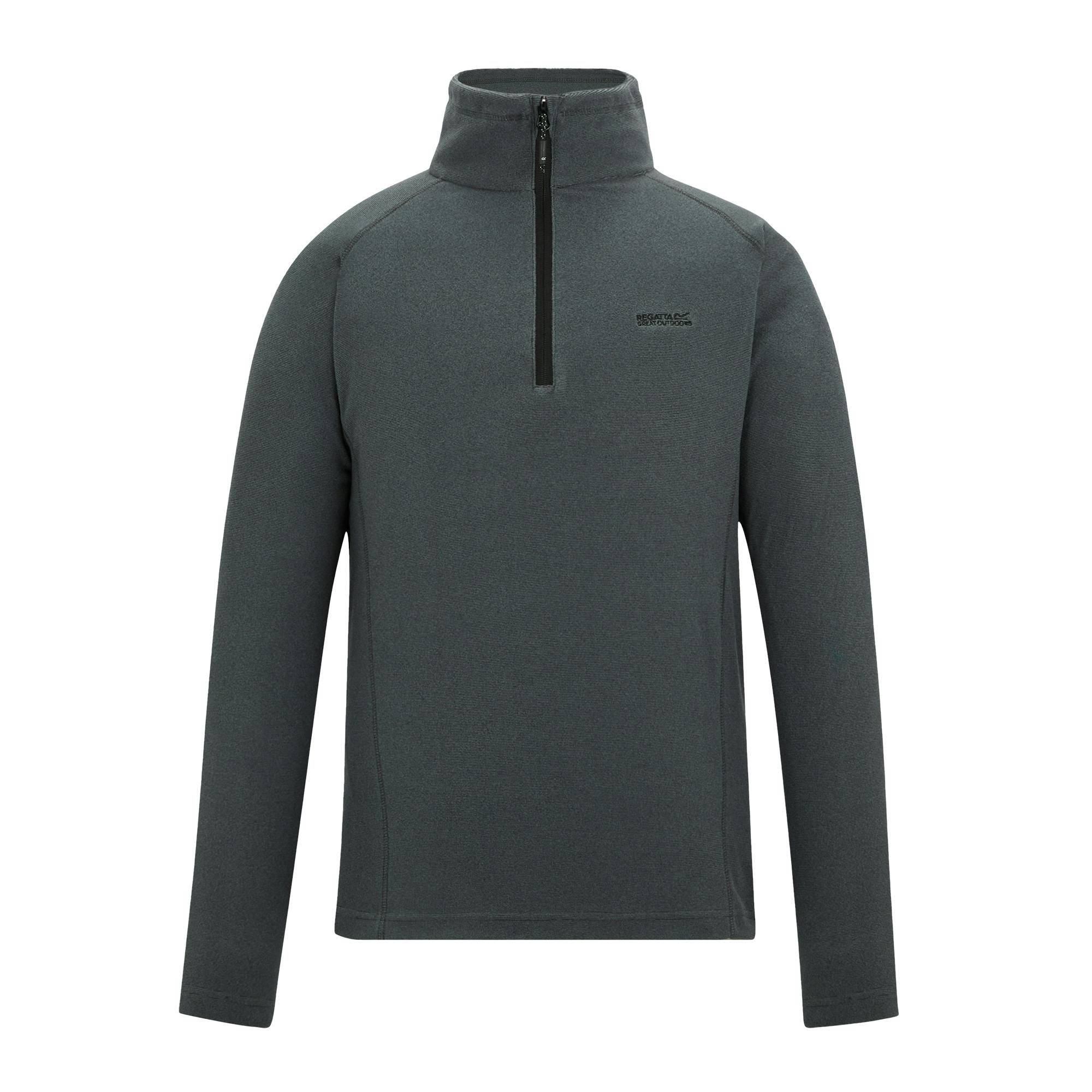 Regatta Men's Dark Great Outdoors Montes Funnel Neck Fleece Jumper - Storm - 3XL - Storm - 100% Polyester