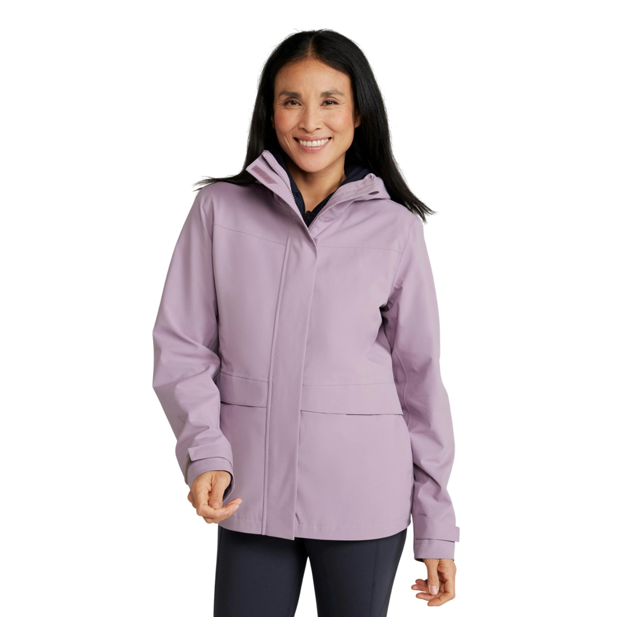 Mountain Warehouse Women's Lilac April Waterproof Jacket - 10 Uk - 100% Polyester