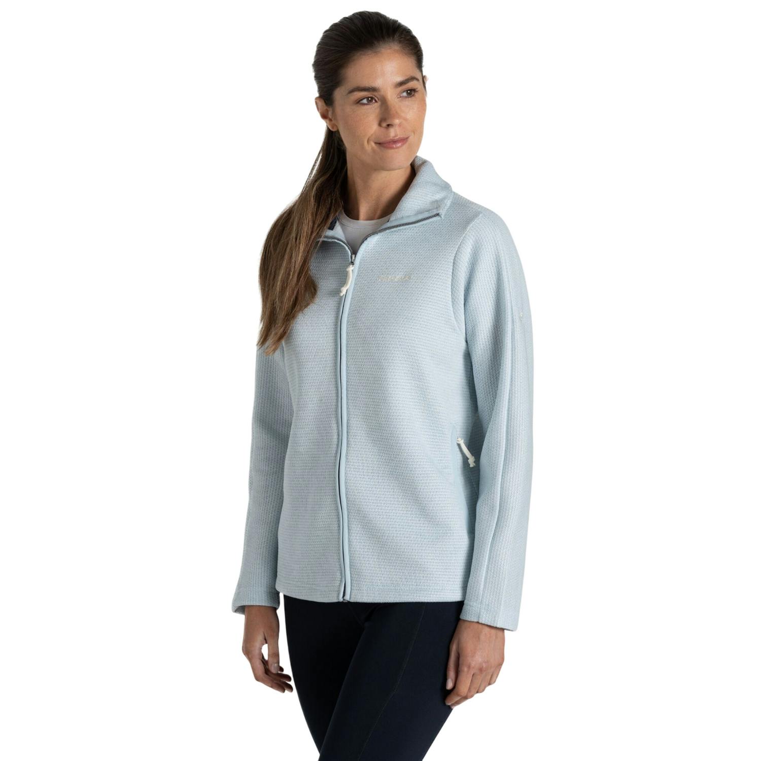 Craghoppers Women's Mabel Full Zip Fleece Jacket - Sky - 16 Uk - Sky - 100% Polyester