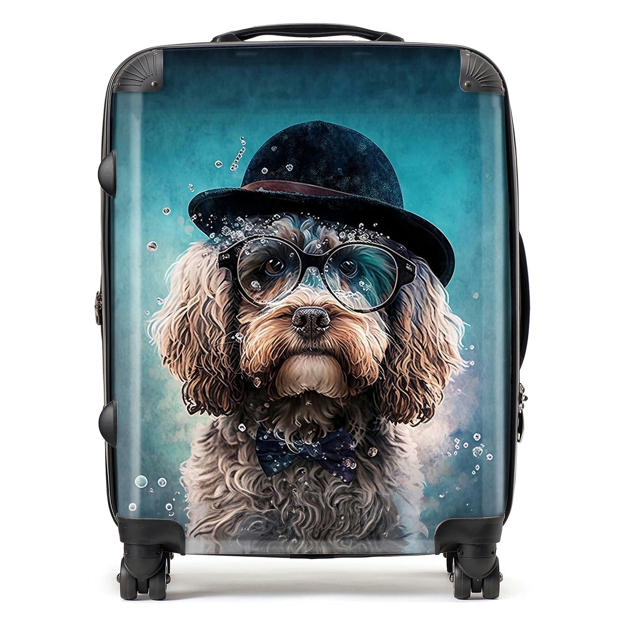 Warren Reed Cockapoo Dog Splashart Suitcase - Large