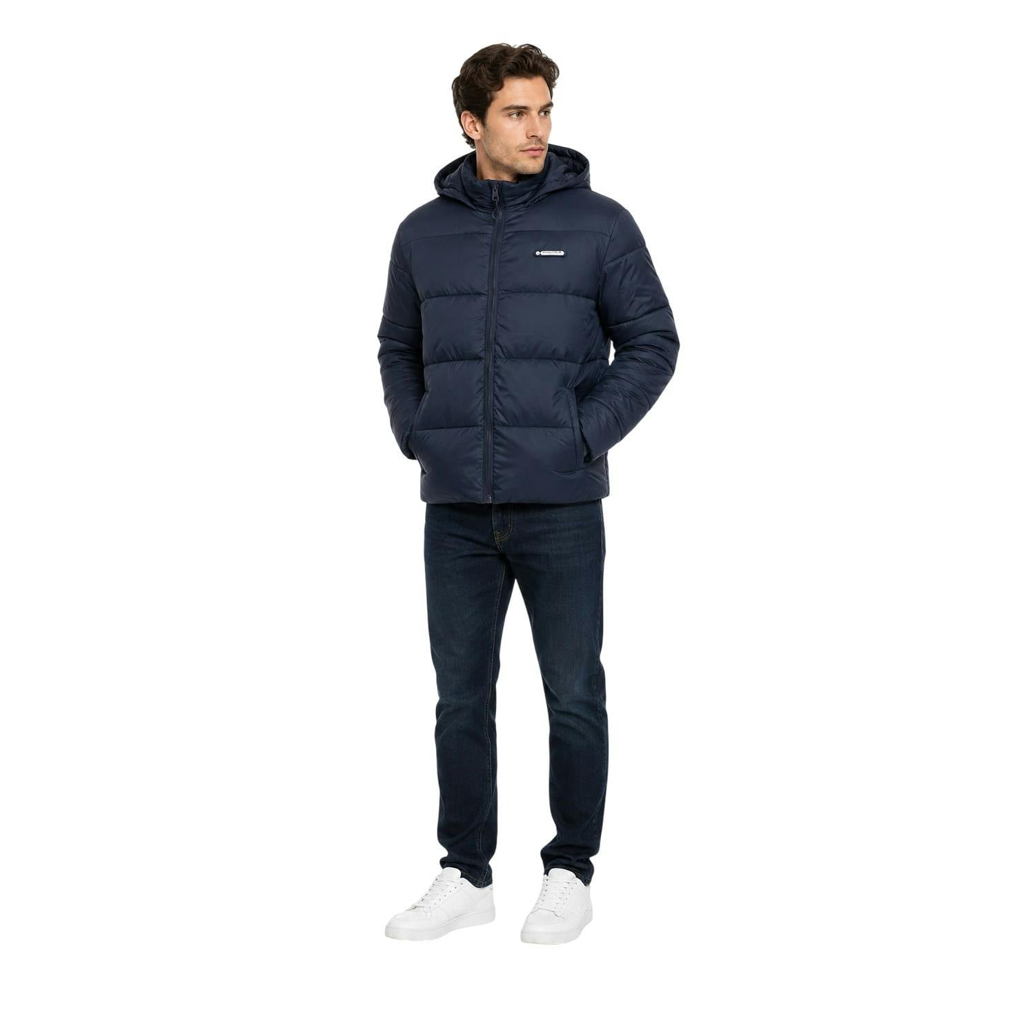 Nautica Men's Paul Regular Puffer Jacket - Navy - Xxl - Navy - 100% Polyester