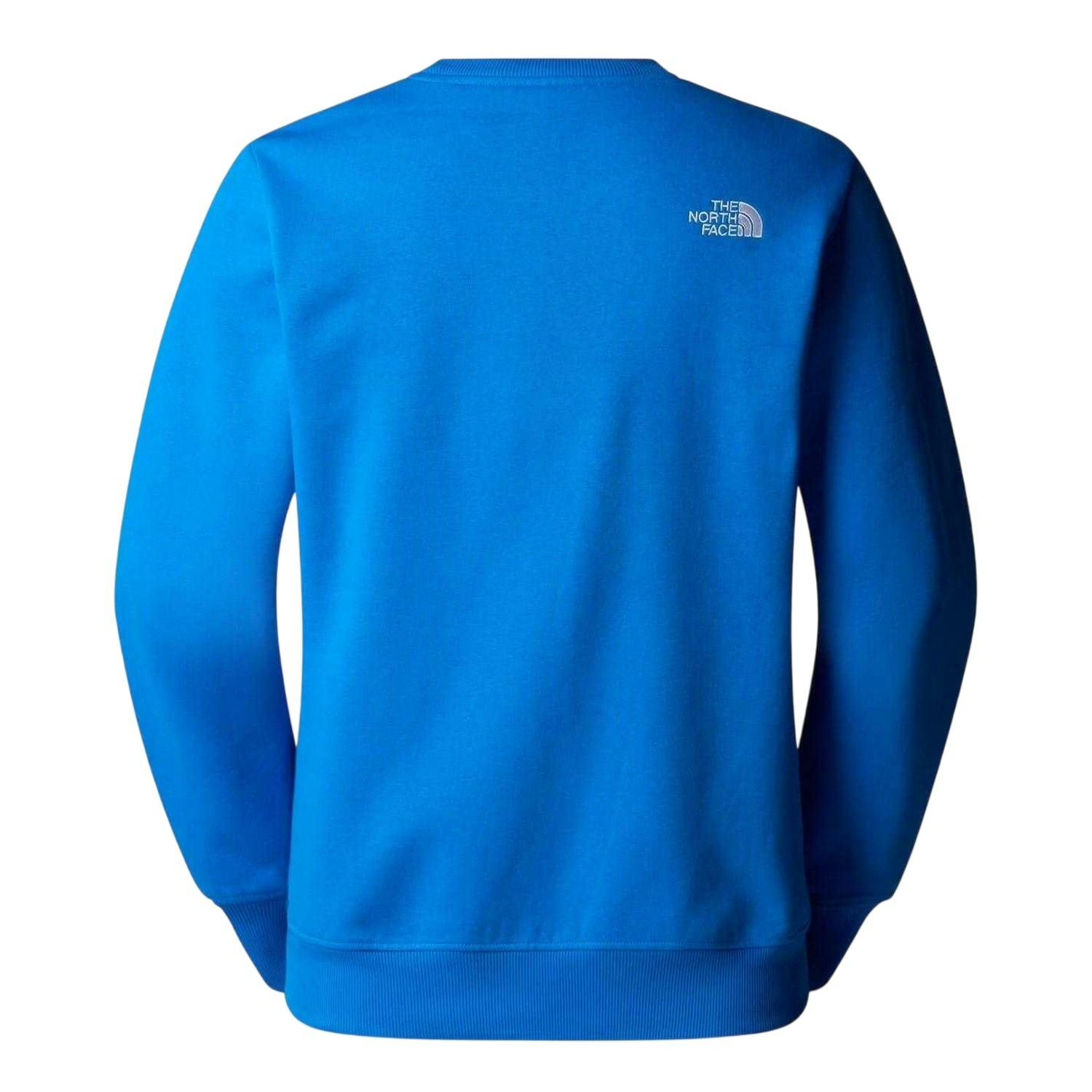The North Face Men's Blue Drew Peak Sweatshirt - S - 100% Cotton