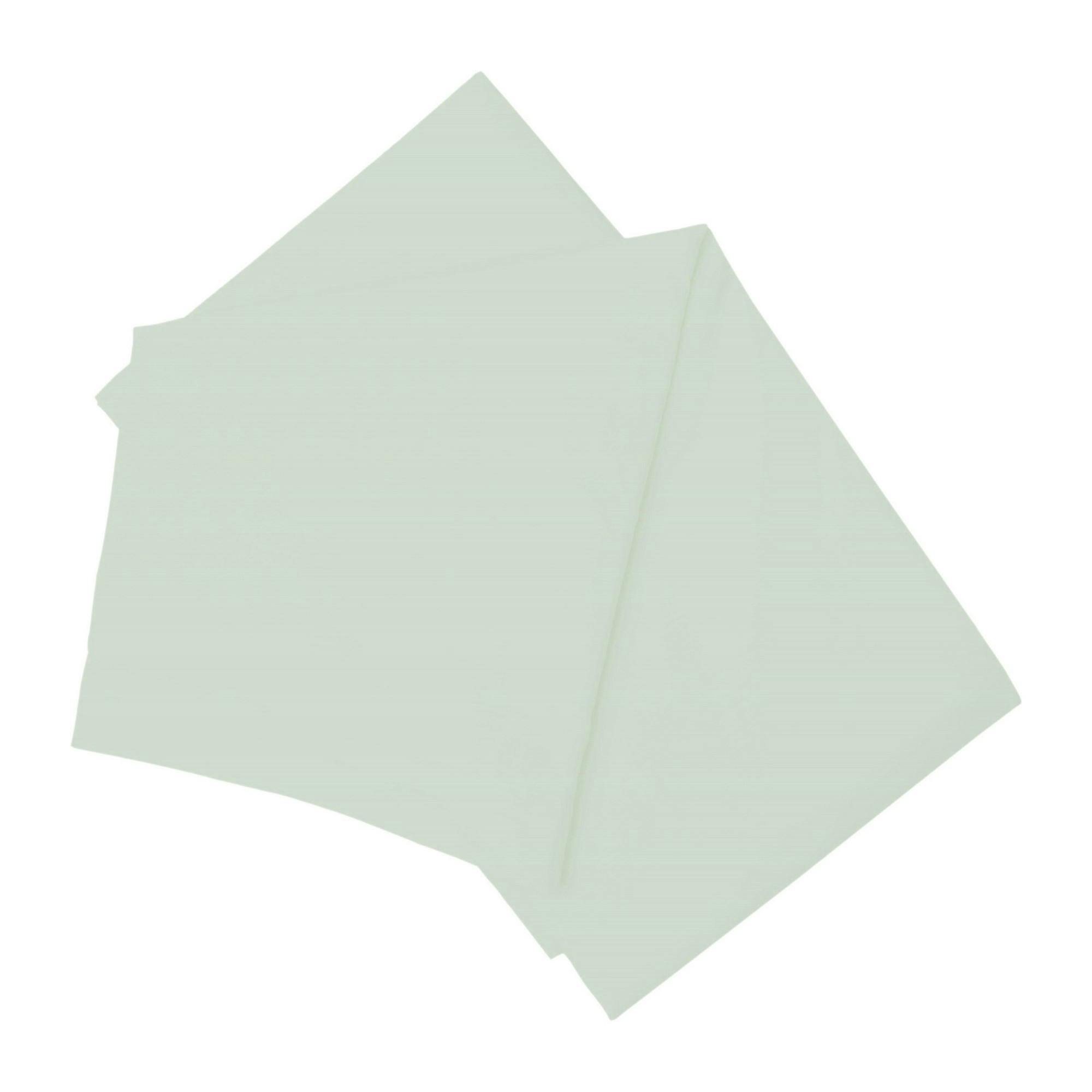 Belledorm Easycare Percale Flat Sheet - Breeze - Breeze - King/Superking - 50% Cotton/50% Polyester