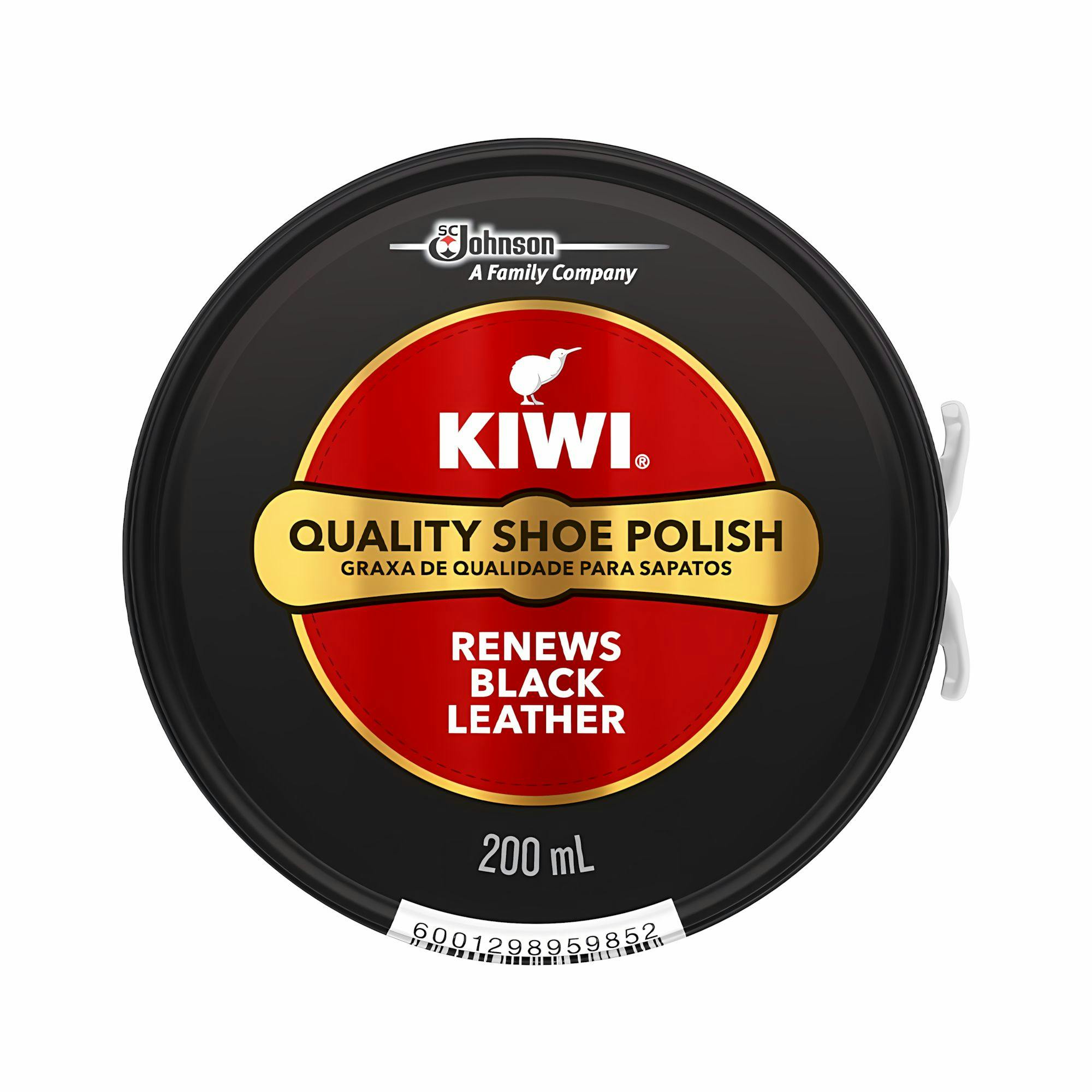 Rackhams Black Shoe Polish Wax Tin Extra Large - For Shoe Care & Maintenance 200Ml