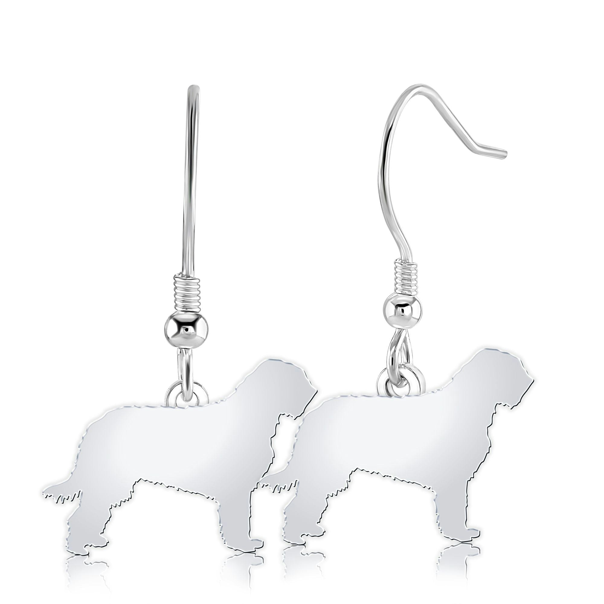 Mylee London Silver Otterhound Silhouette Earrings - Yes - Hook