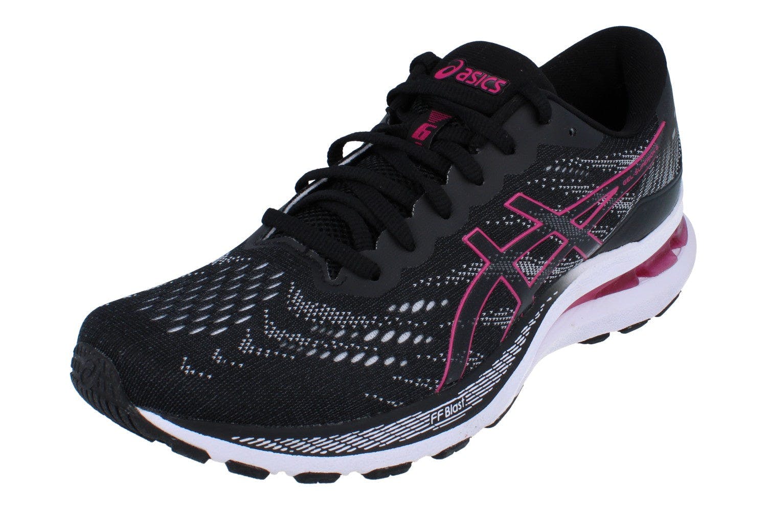 Asics Women's Black/Pink Gel-Superion 1012B520 001 - Uk 4.5 | Us 6.5 | Eu 37.5