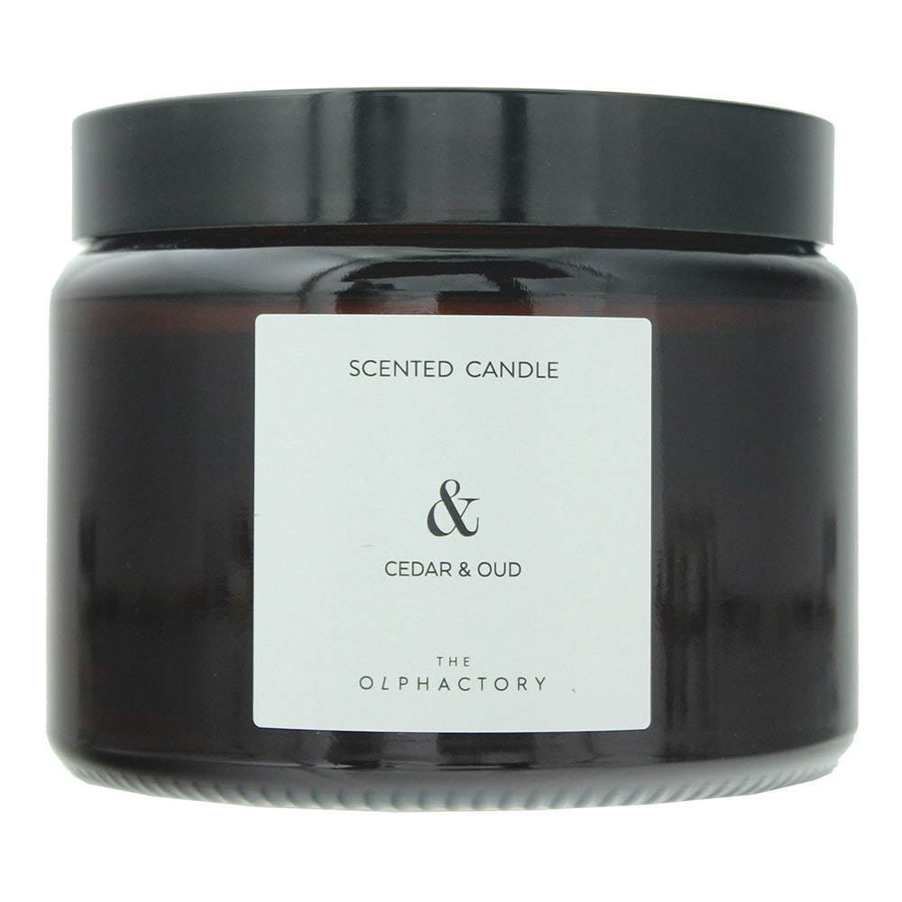 The Olphactory Cedar Oud Scented Candle 360G