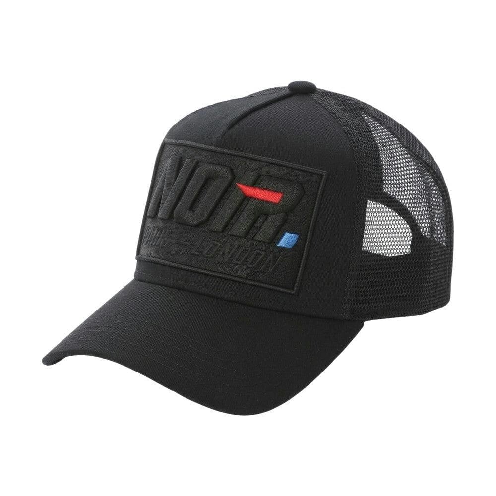 Societe Noir Men's Black Vitesse Logo Lettering Mesh Trucker Cap - Image 4