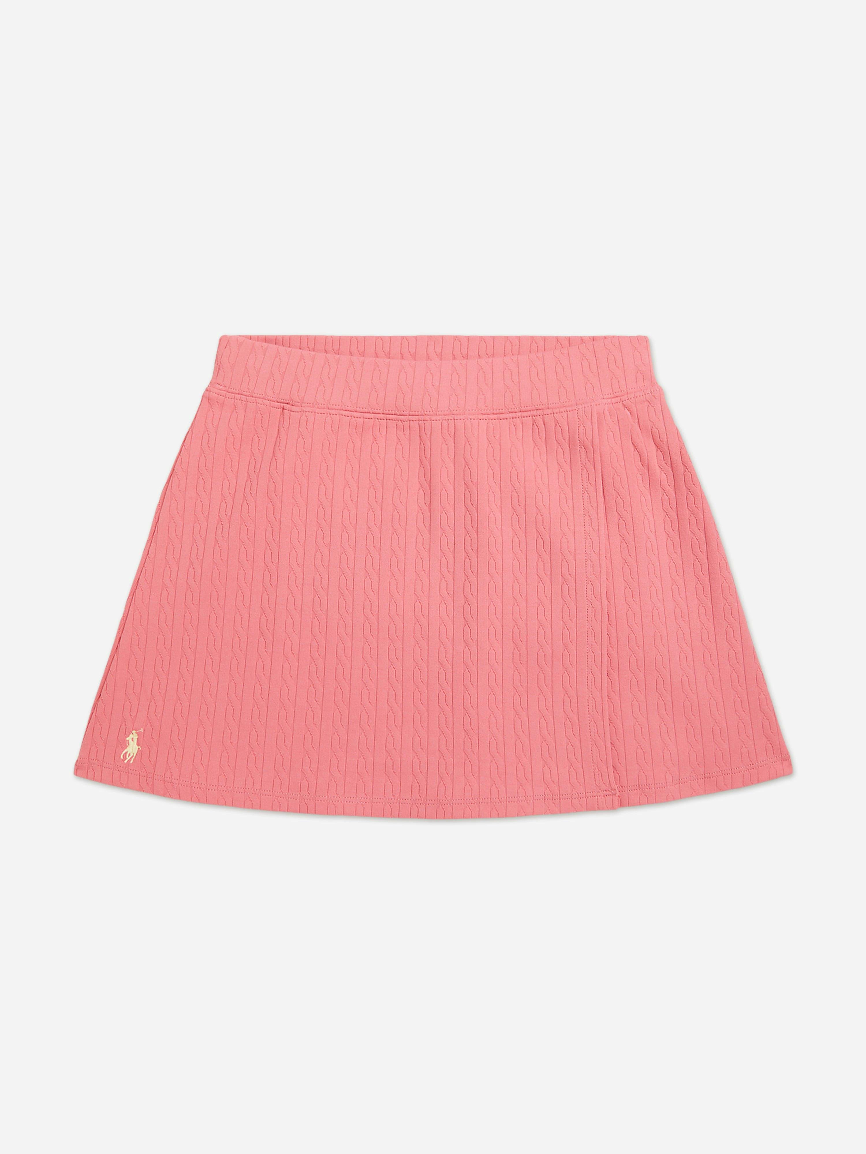 Ralph Lauren Kids Girls Pink Ralph Lauren Jacquard Swim Skirt In - 8 Yrs