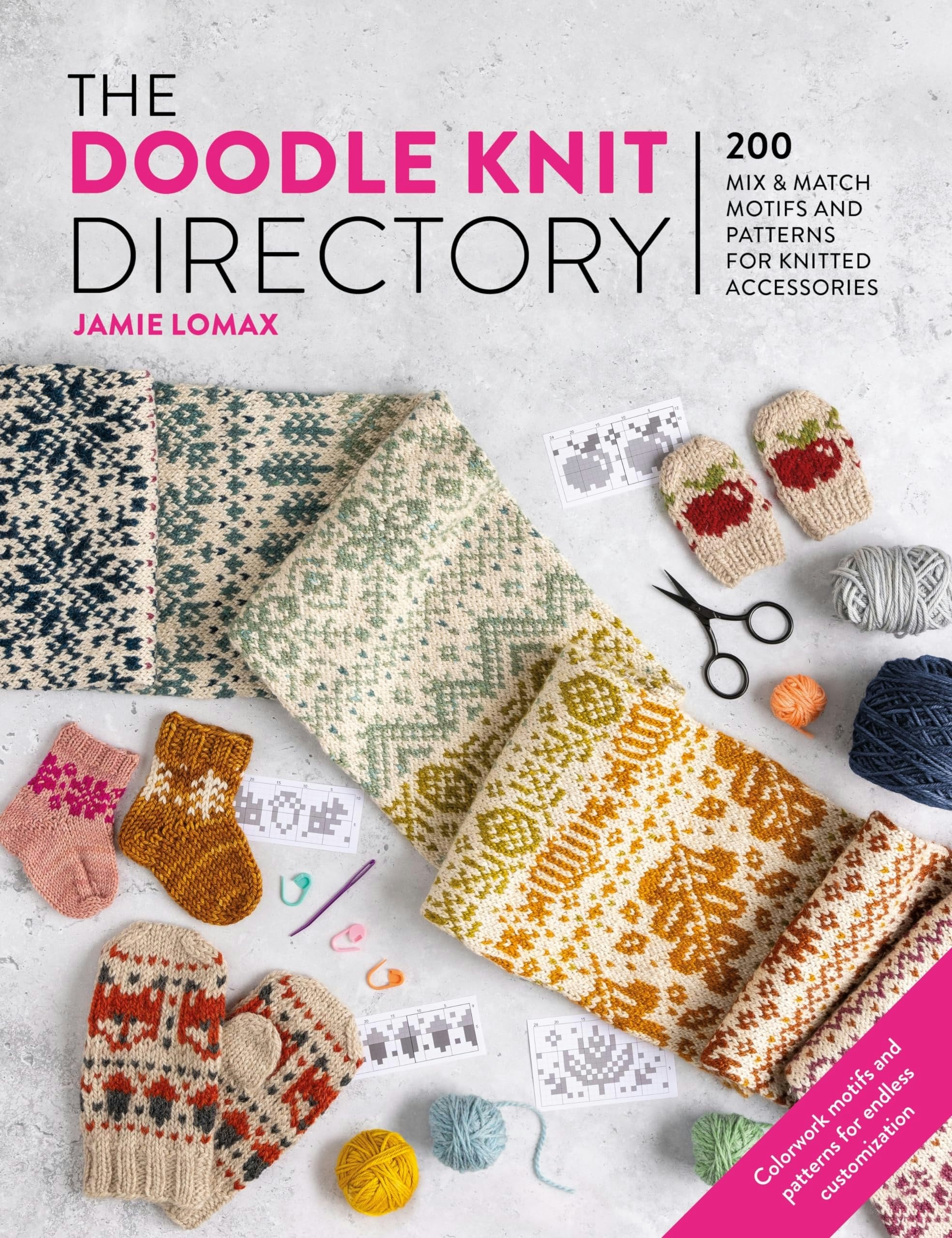 The Doodle Knit Directory: 200 mix & match motifs and patterns for knitted accessories - Image 7