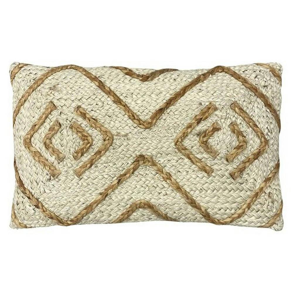 Furn Mynu Jute Braided Cushion Cover - Natural - One Size - Natural - 100% Jute