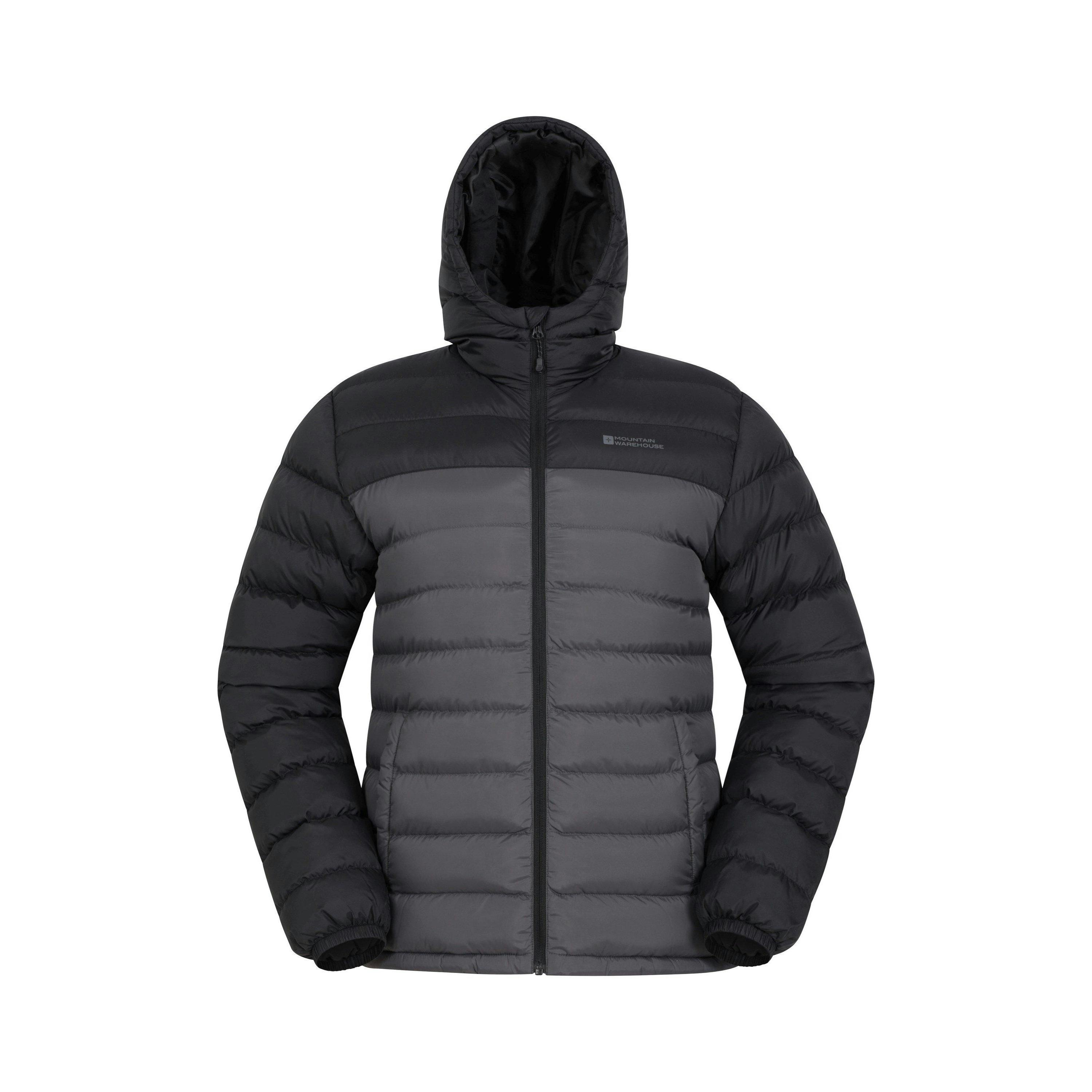 Mountain Warehouse Men's Grey Seasons Ii Camo Padded Jacket - Medium - Xxs - Medium - 100% Polyamide