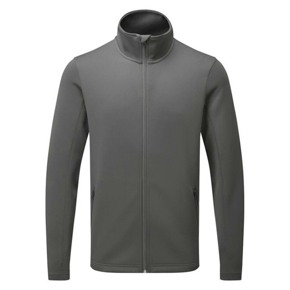 Premier Men's Dark/Grey Sustainable Zipped Jacket - Xxl - 100% Recycled Polyester