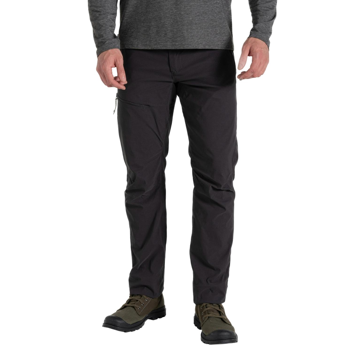 Craghoppers Men's Black Nosilife Trousers - Pepper - Pepper - 32R - 100% Mixed