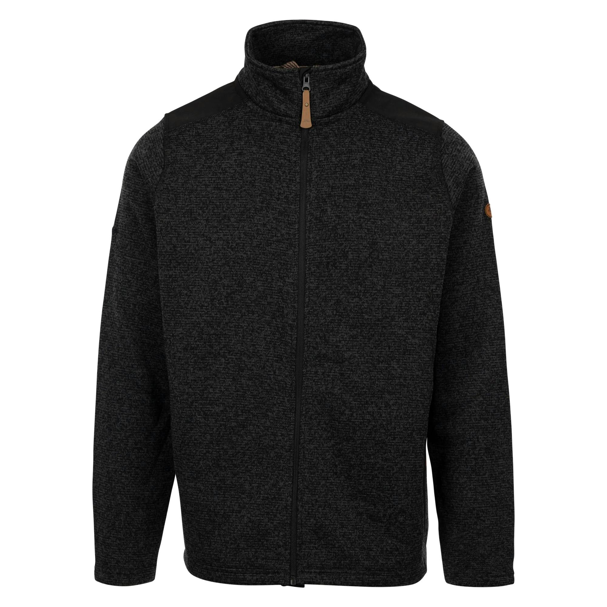 Trespass Men's Dark At200 Thurley Fleece Jacket - Flint Marl - Xl - Flint Marl - 100% Polyester