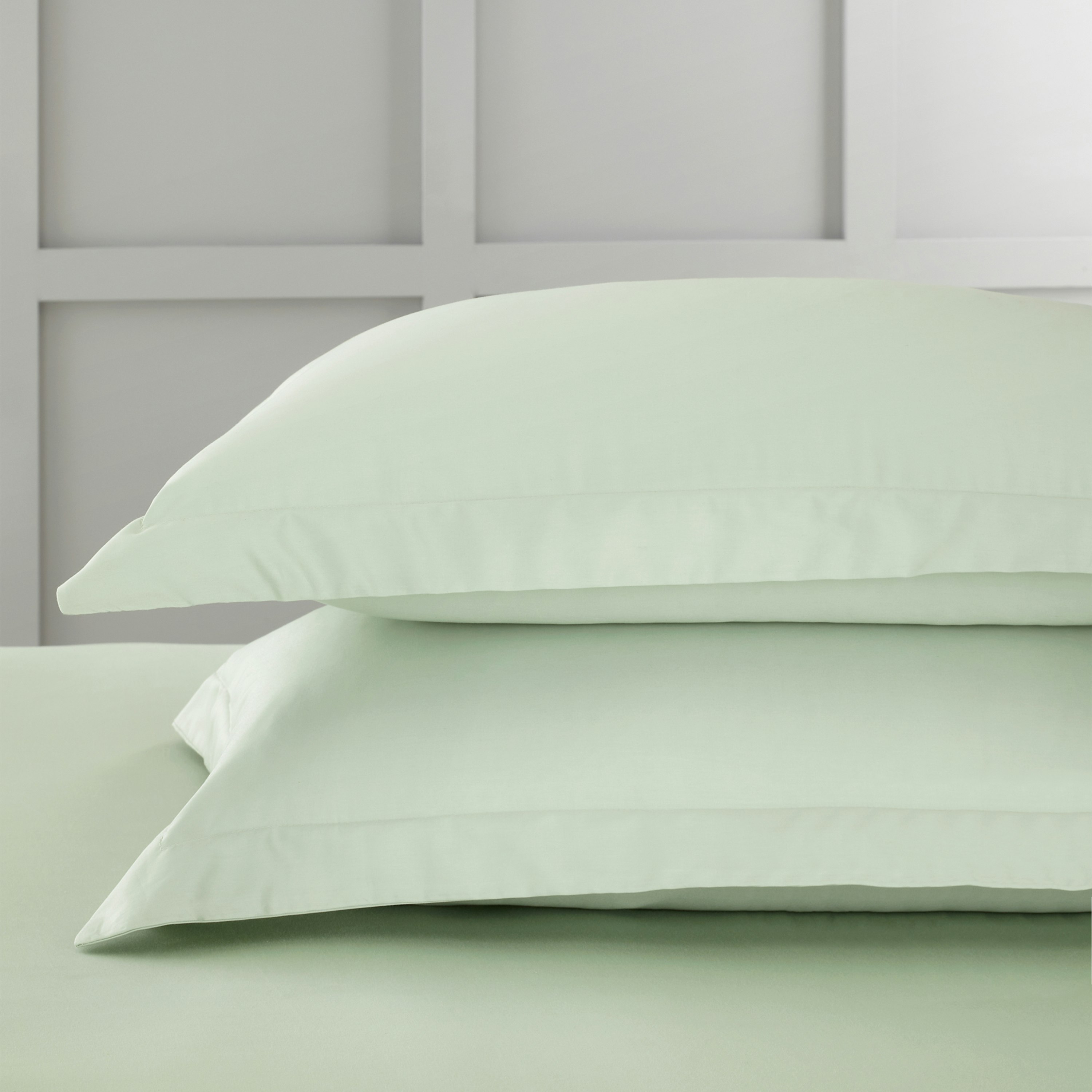 Bianca 400 Thread Count Cotton Sateen Oxford Pillowcase Pair - 50X75cm (X2)