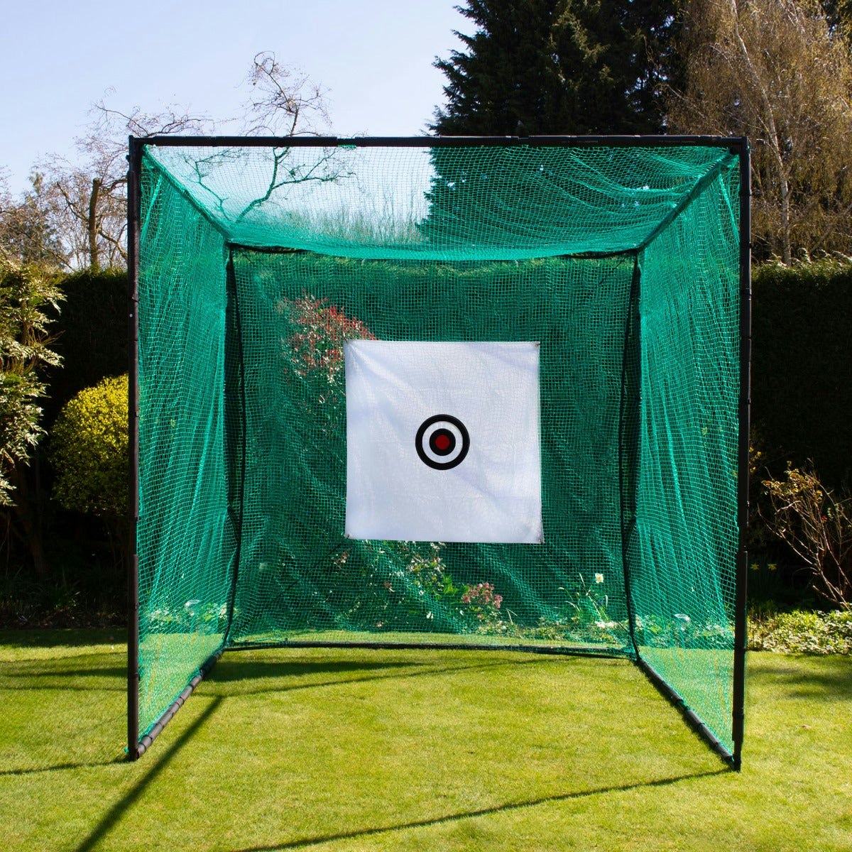 Monstershop Golf Practice Cage And Target Sheet - 9.8Ft