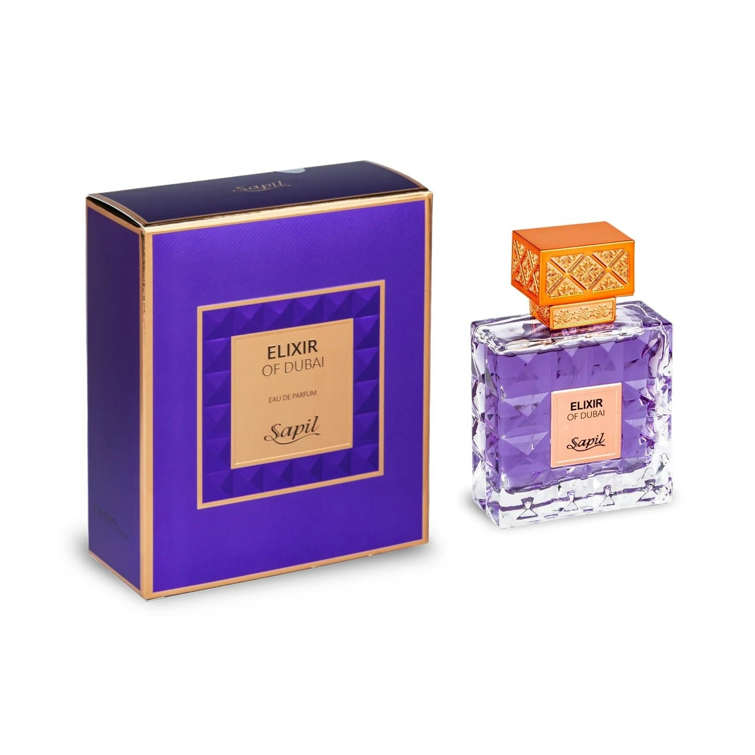 Sapil Elixir Of Dubai EDP 100ml in Purple - Image 3