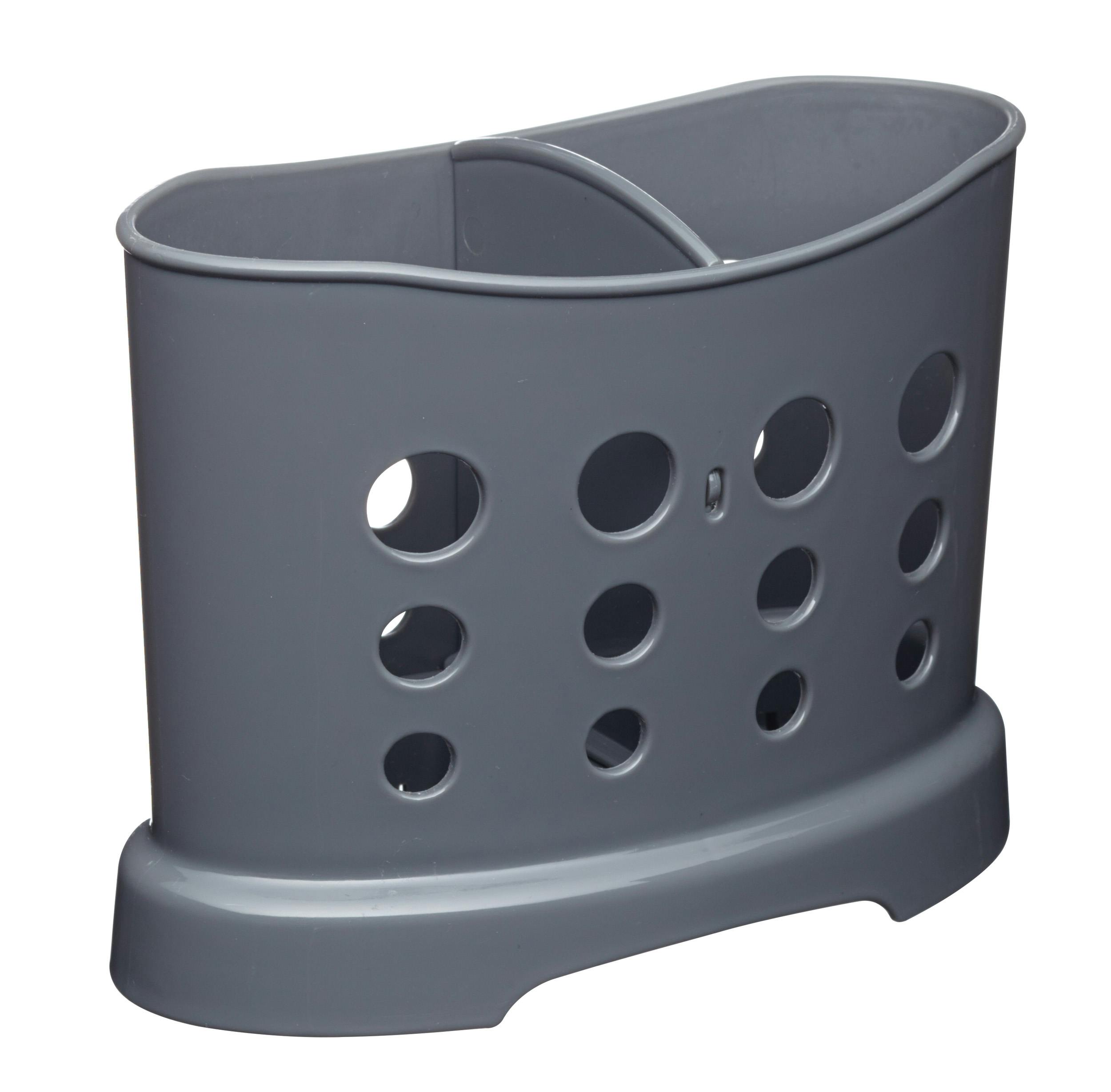 Rackhams Grey Cutlery Drainer - Plastic - Cutlery Drainer