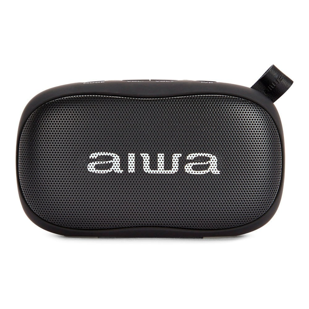 Aiwa Black Bs-110Bk Portable Bluetooth Speaker