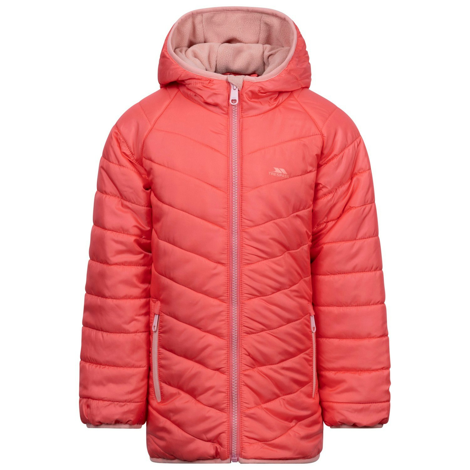 Trespass Orange Kids Valard Quilted Jacket - Soft - 9-10 Years - Soft