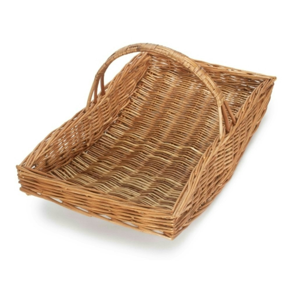 Rackhams Brown Double Steamed Willow Garden Trug - Garden Trug Small