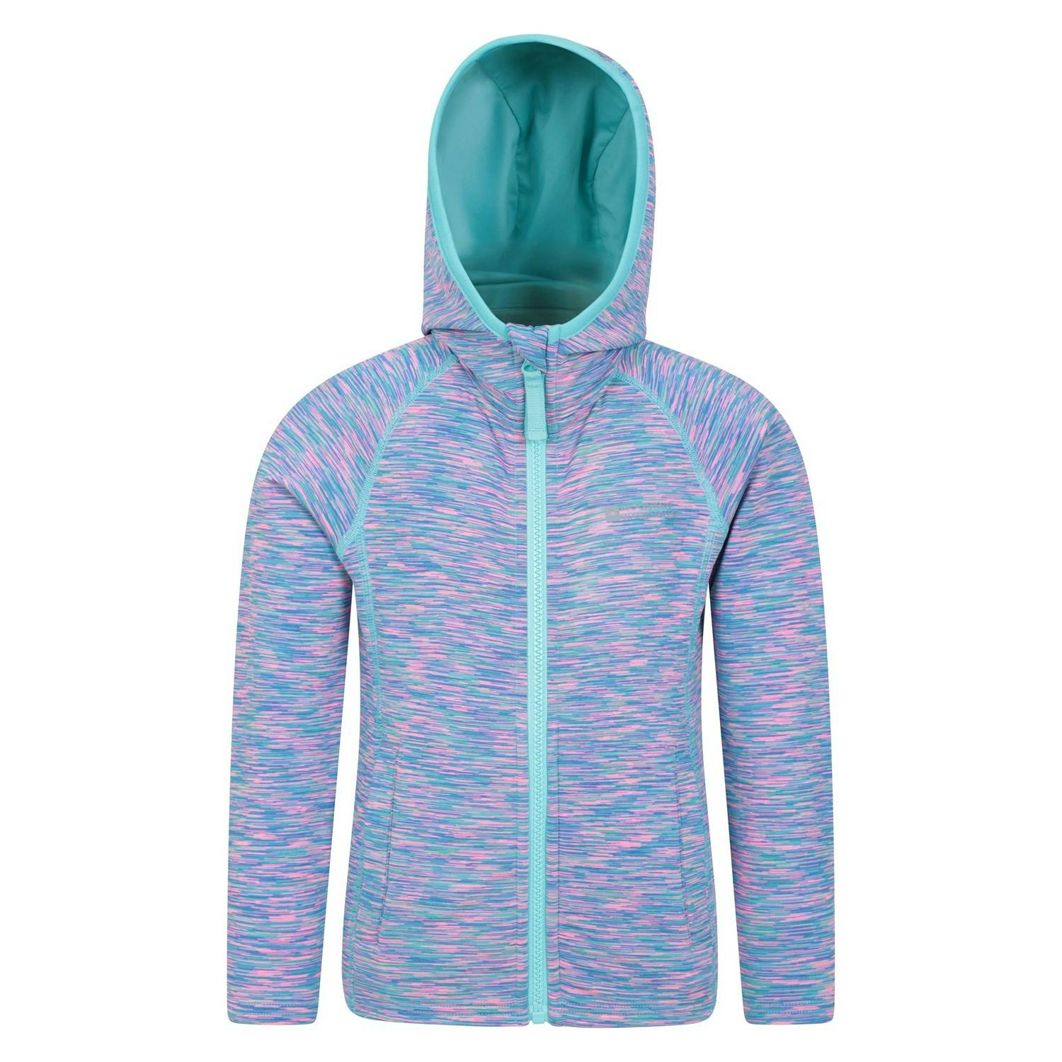 Mountain Warehouse Blue Kids Kayleigh Ii Stripe Full Zip Hoodie