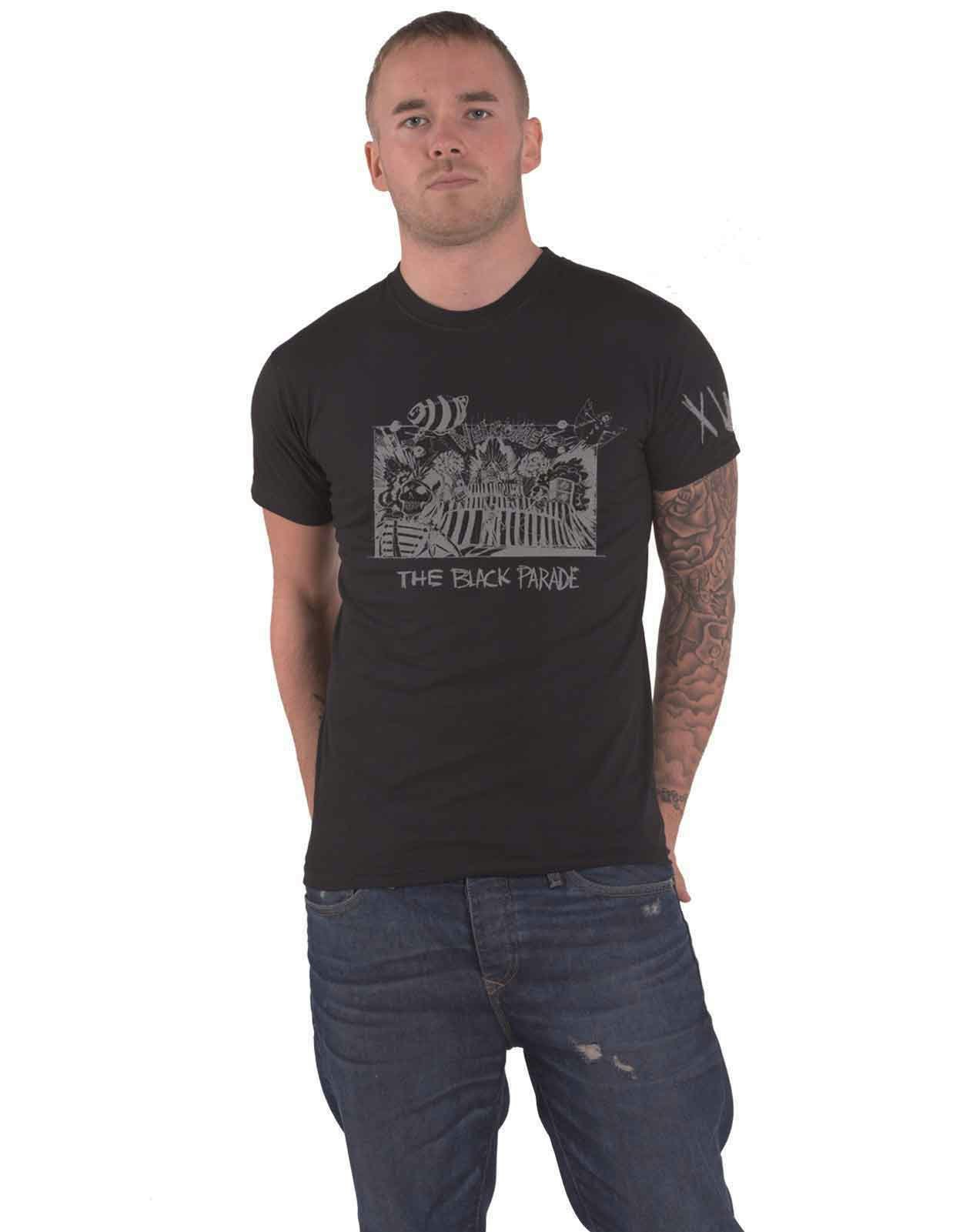 Paradiso Clothing Unisex Black Paradiso My Chemical Romance Xv Marching Frame T Shirt - Xl