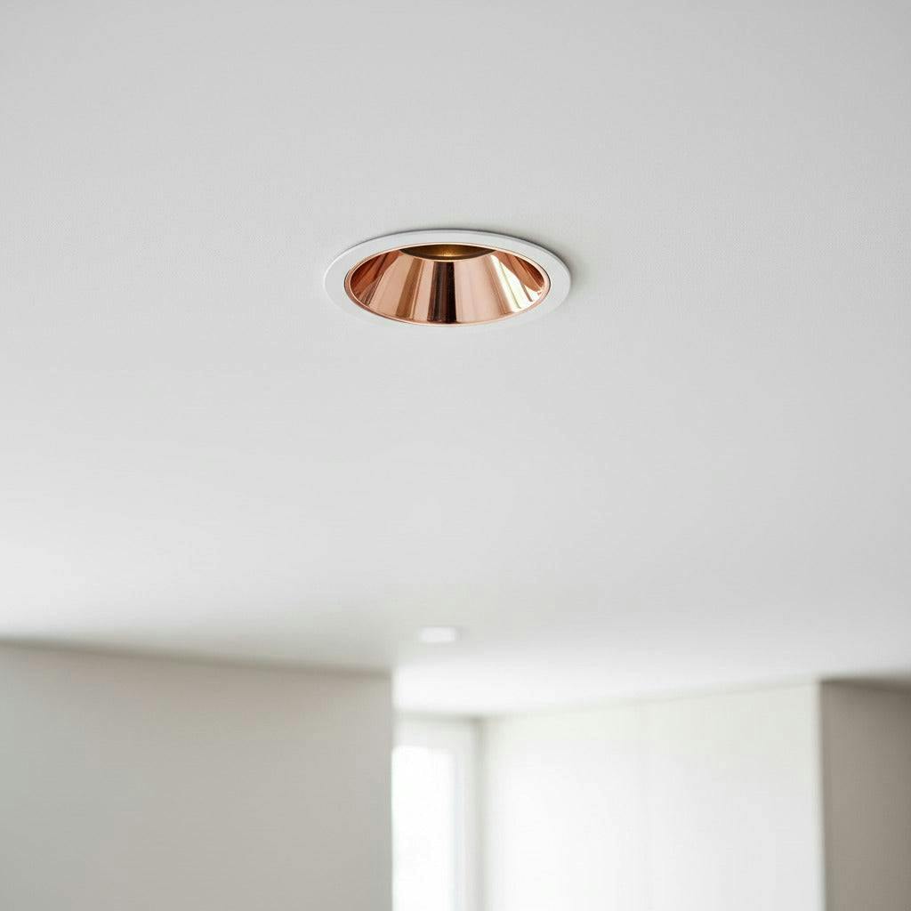 Rackhams Gold 5 Watt Dimmable Rose Downlight