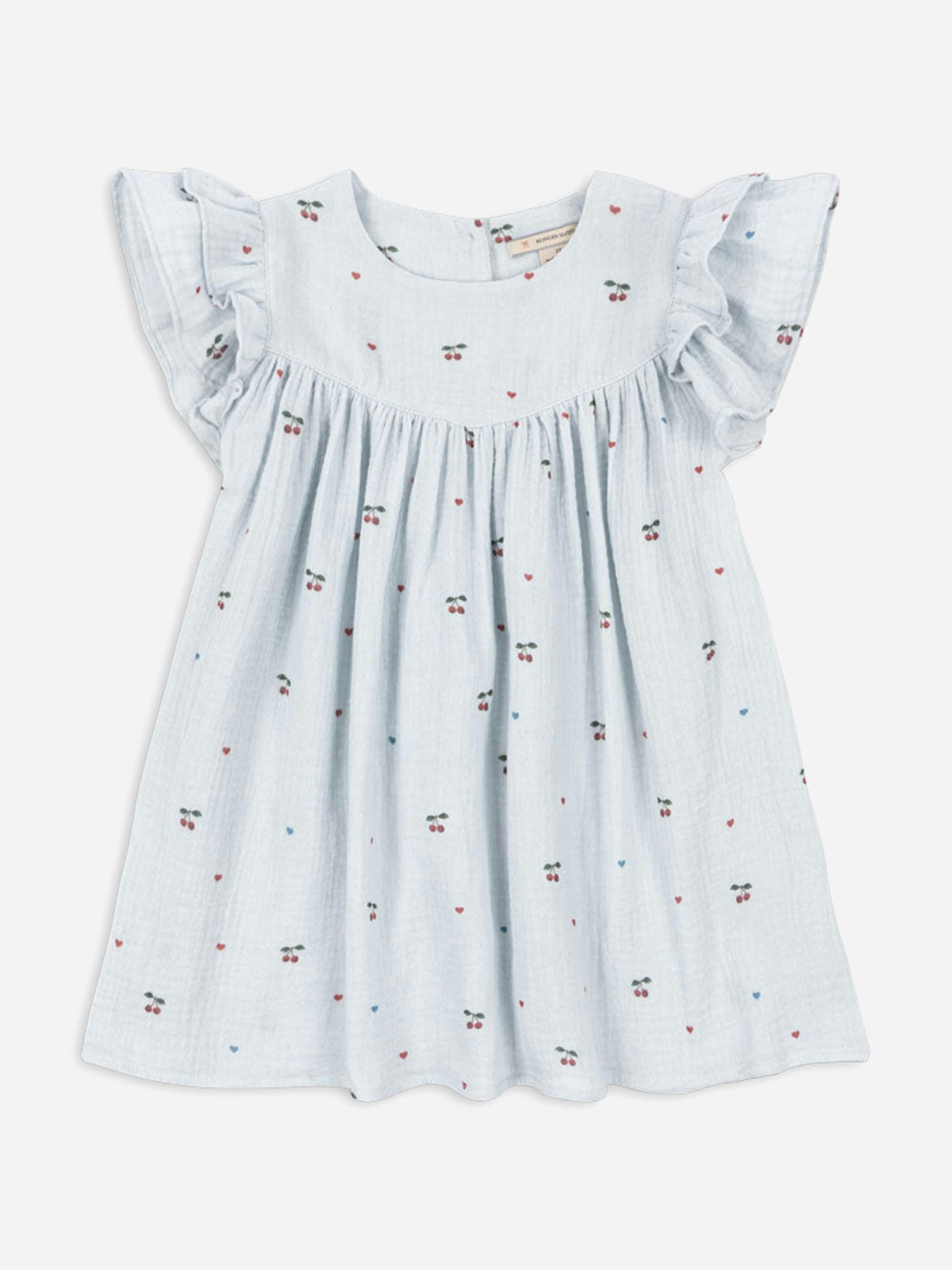 Konges Slojd Girls Blue Konges Sløjd Coco Dress In - 6 Yrs