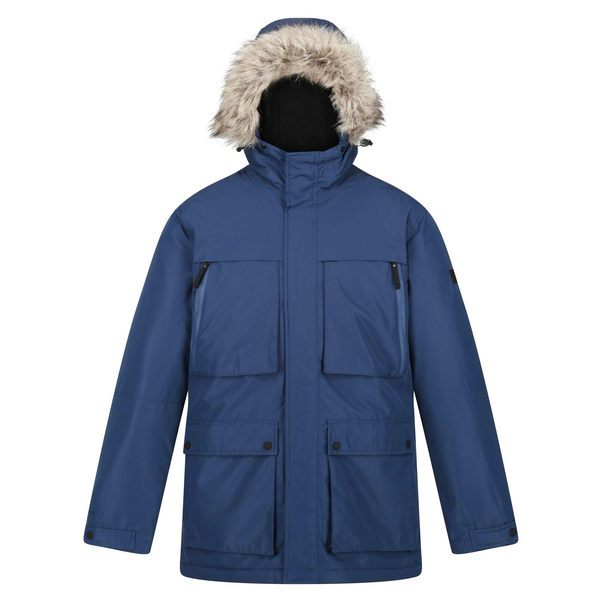 Regatta Men's Blue Volter Waterproof Insulated Parka - Admiral - Xl - Admiral - 100% Polyester