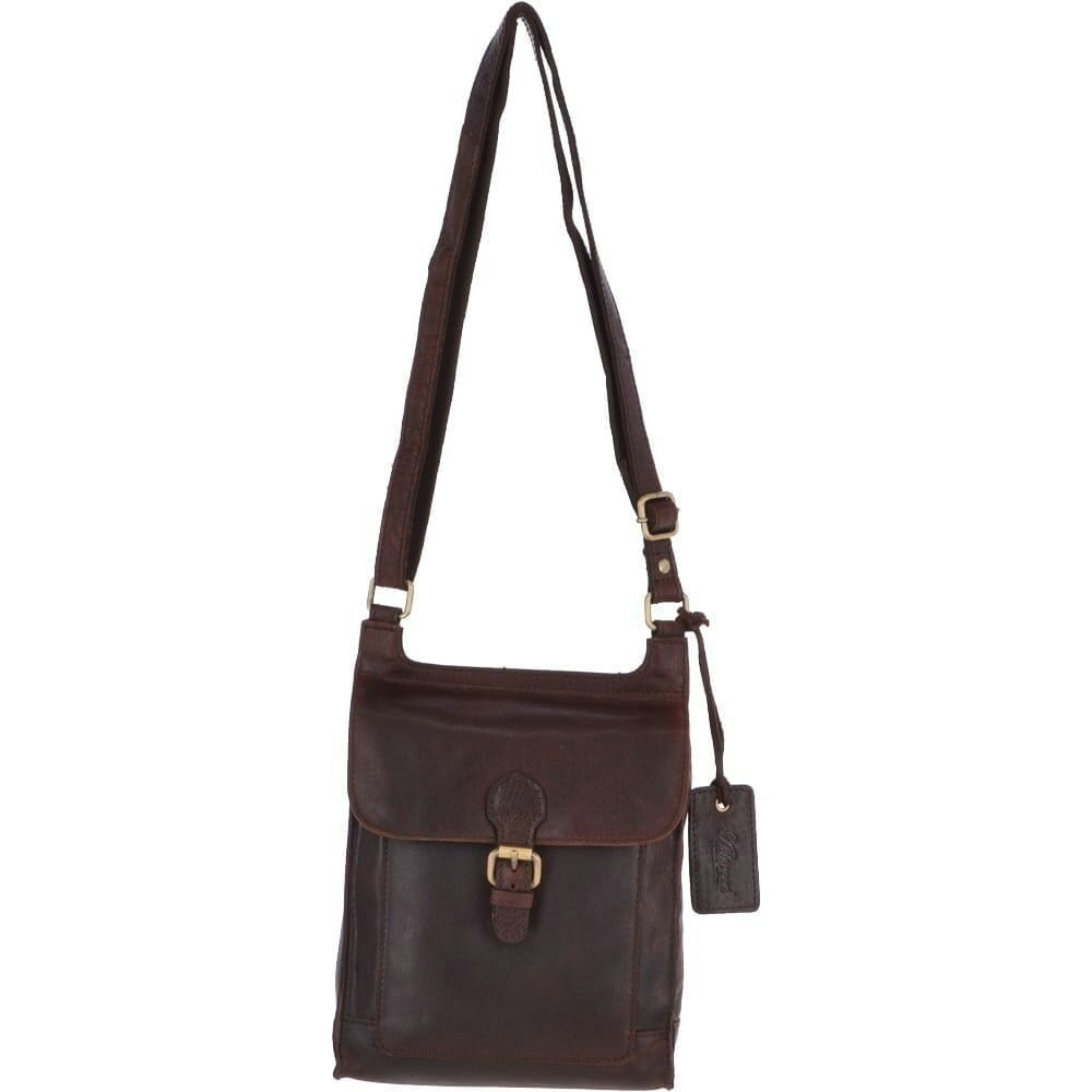 Ashwood Women's Brown Vintage Small Leather Travel Shoulder Bag - One Size - Leather - Brandy
