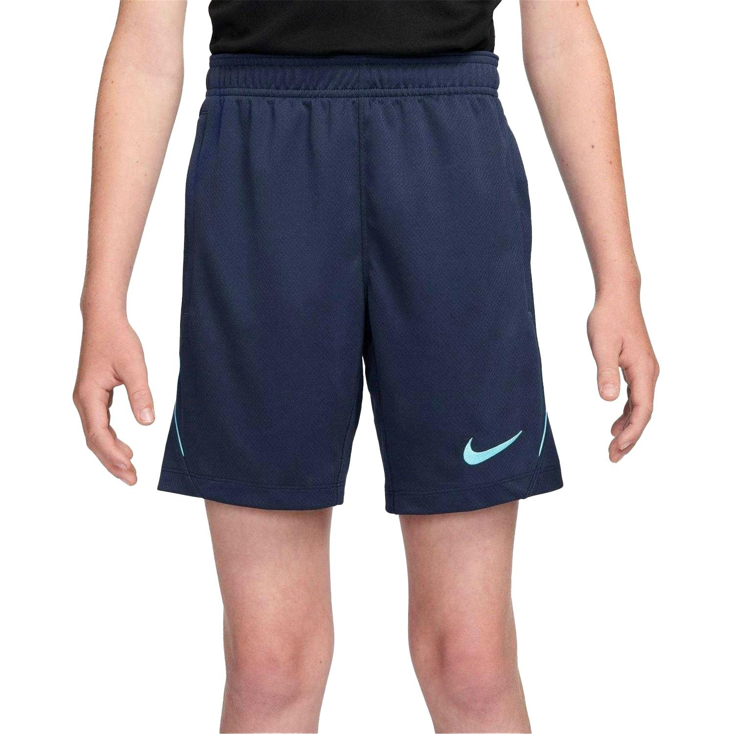 Nike Kids Strike Football Shorts - Midnight Navy - 9-10 Years - Midnight Navy - 100% Polyester