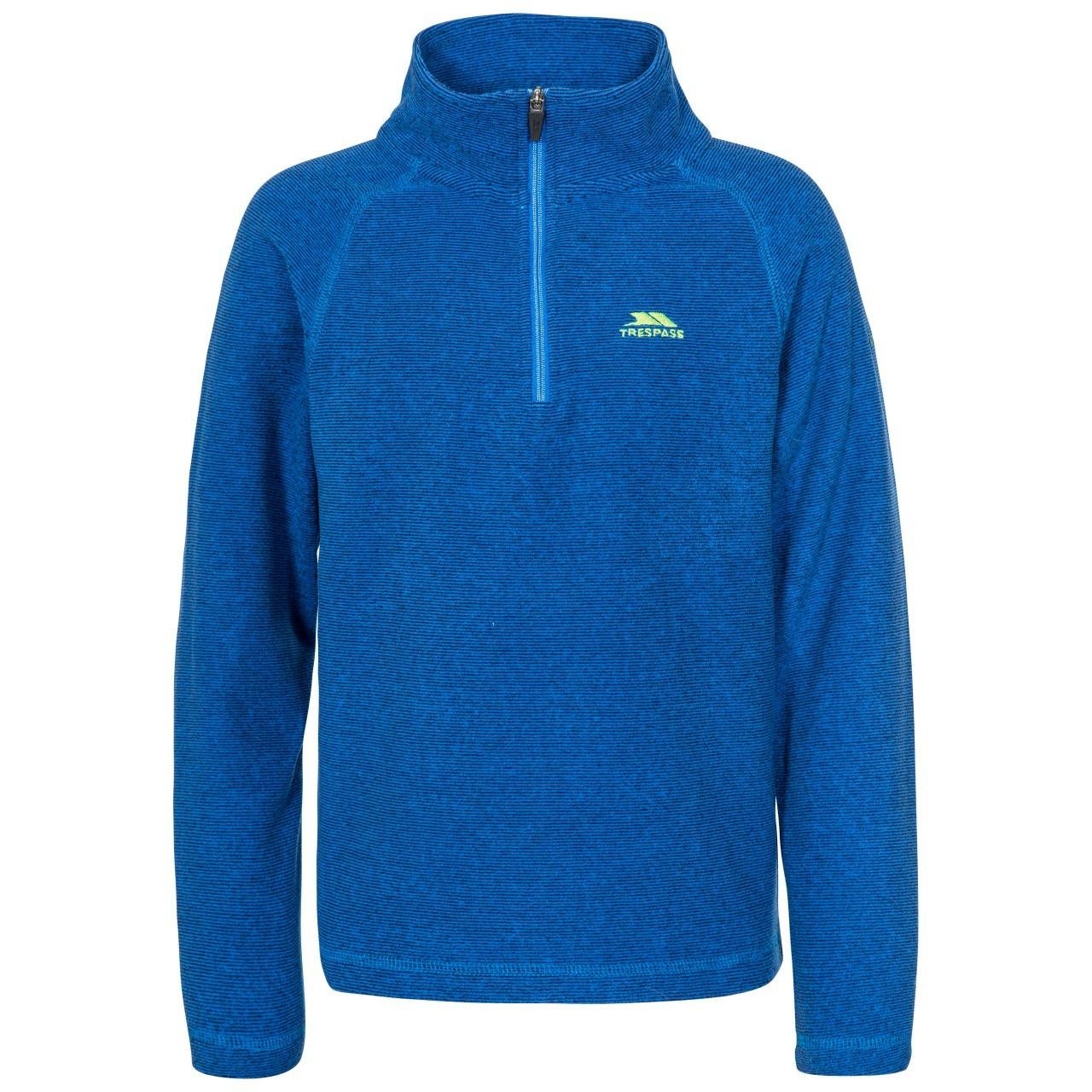 Trespass Blue Childrens/Kids Keynote Fleece - 9/10 Years - 100% Polyester